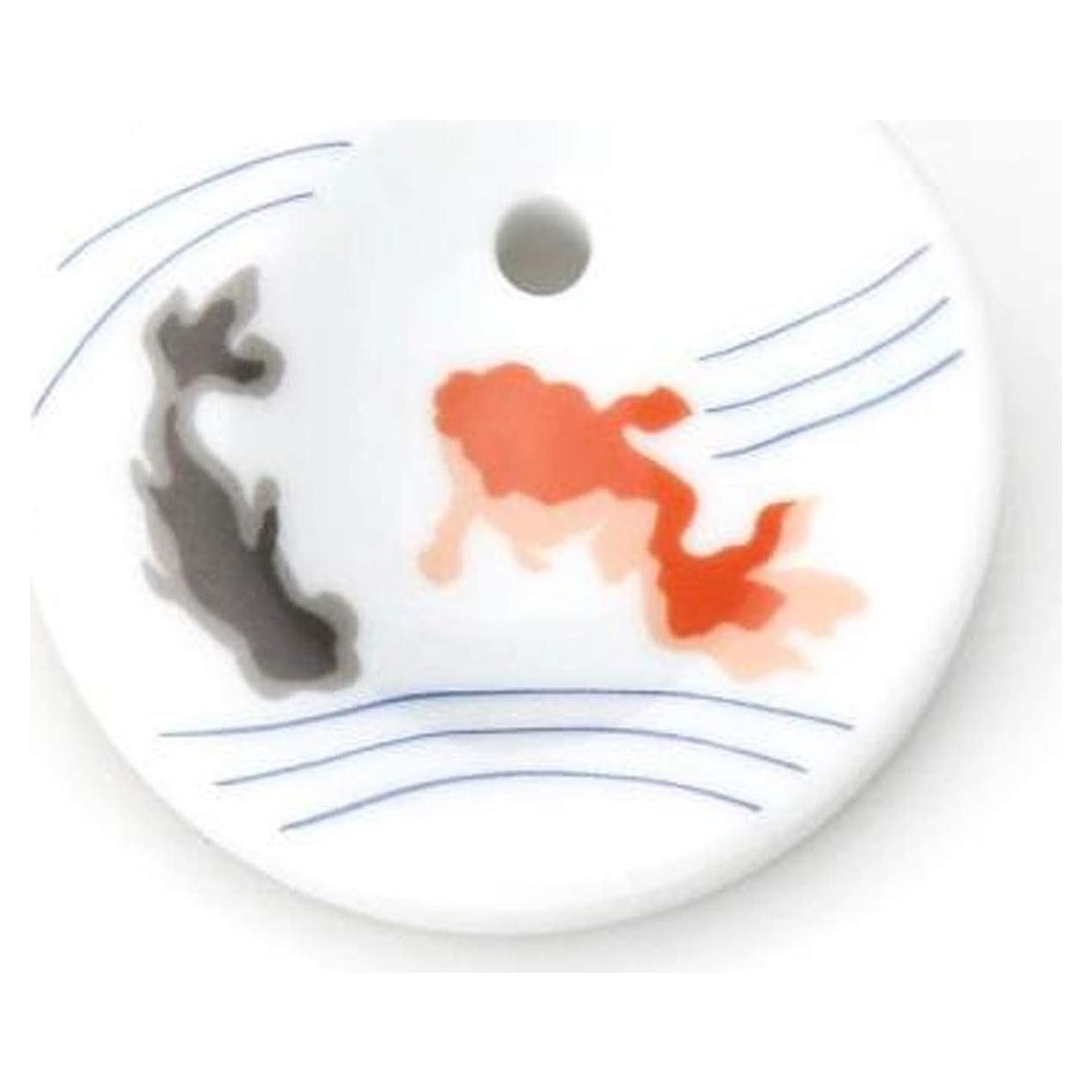 Soporte de Incienso de Porcelana HANGA Goldfish - Hecho en Japón