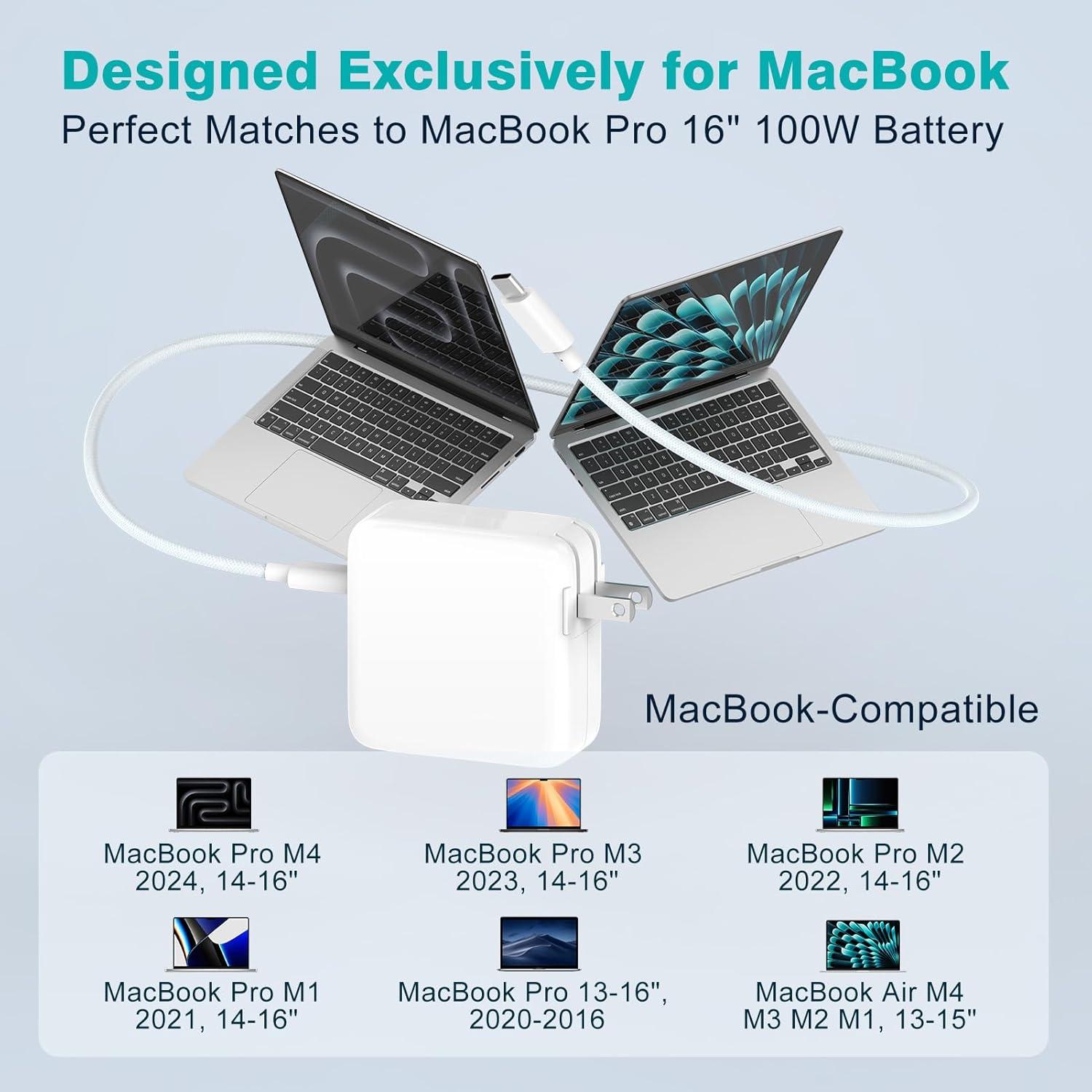 Cargador 100W USB-C para MacBook Pro/Air - Dongguanshiqinxi