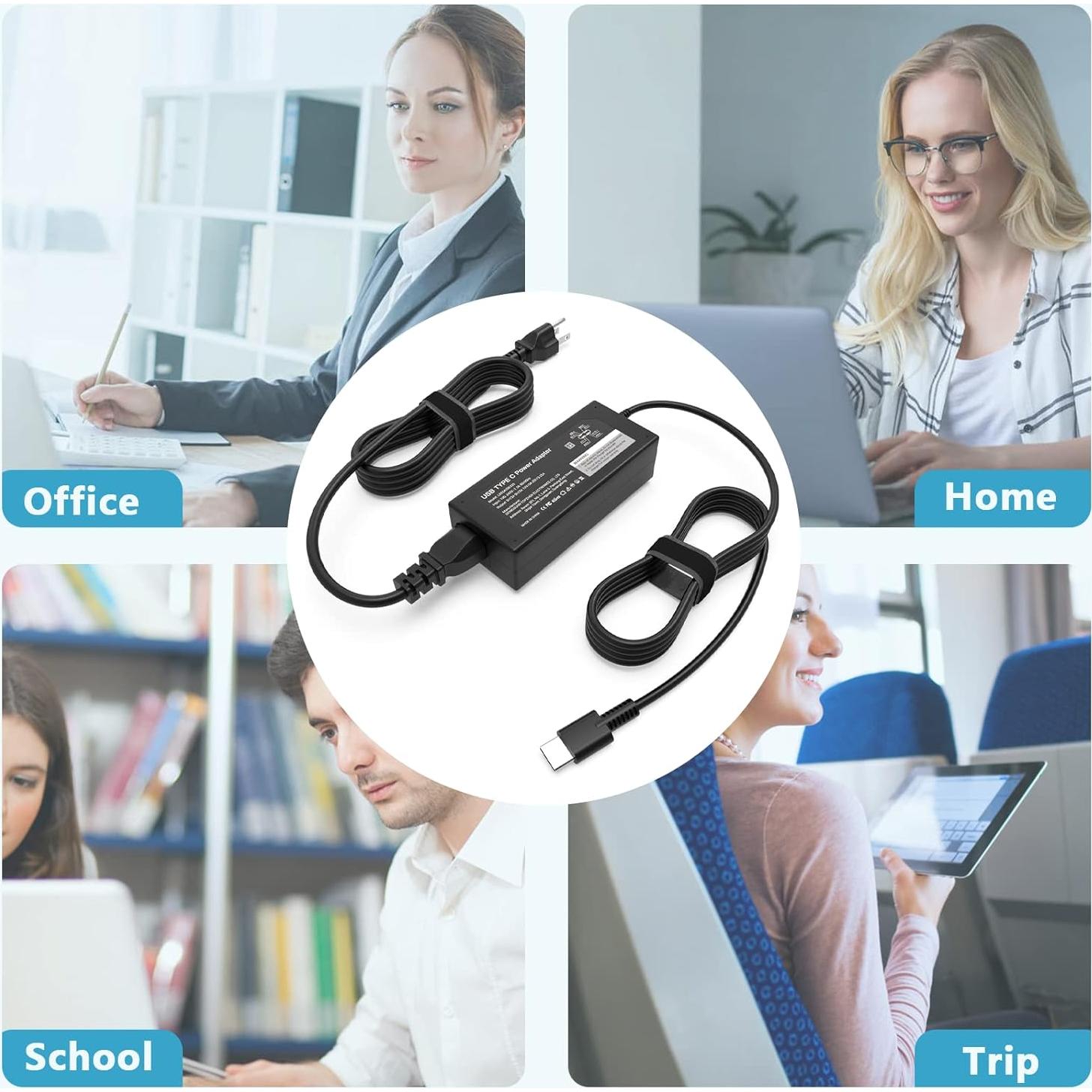 Cargador USB-C 65W GVKRLXZ para Laptop Dell Latitude/XPS