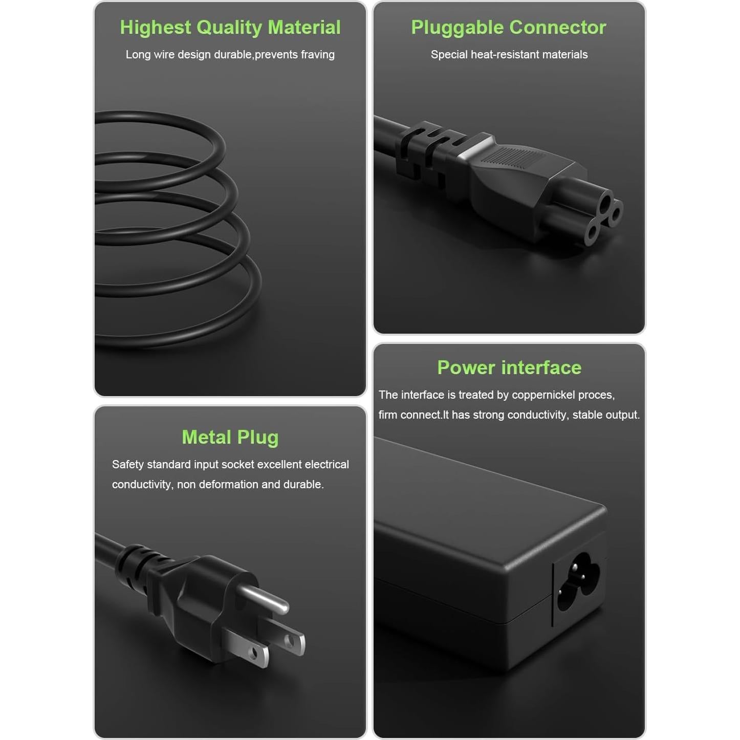 Cargador 65W PowerPortnerLink para Dell Inspiron y Latitude