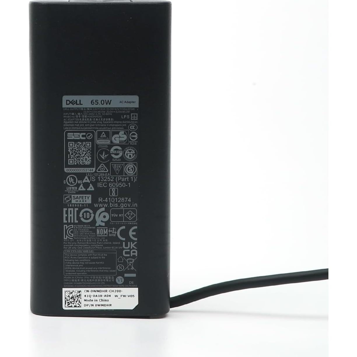 Cargador USB-C 65W Dell HA65NM190 para Latitude 5400-5450