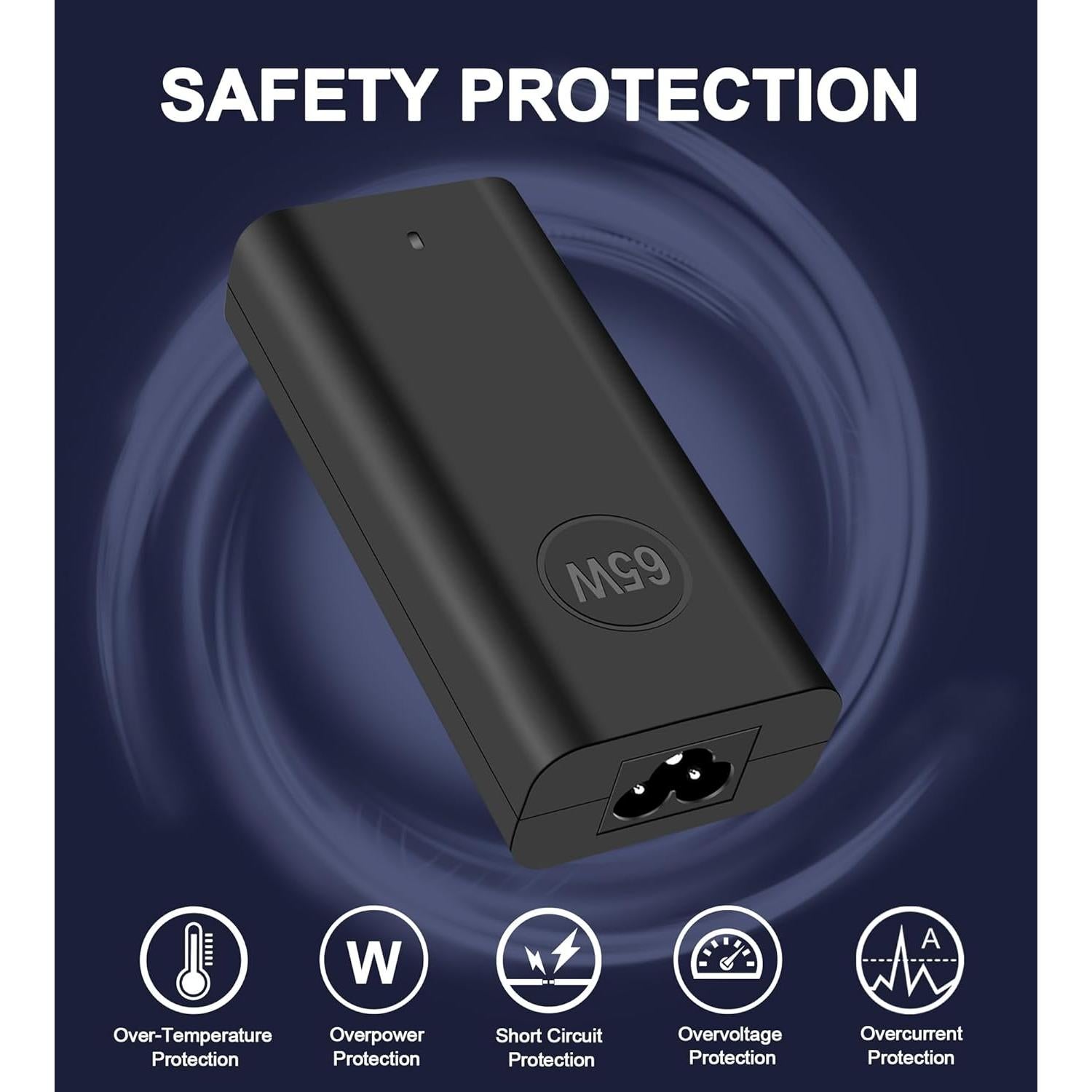 Cargador USB C 65W Dell Latitude Inspiron XPS 13 15 17