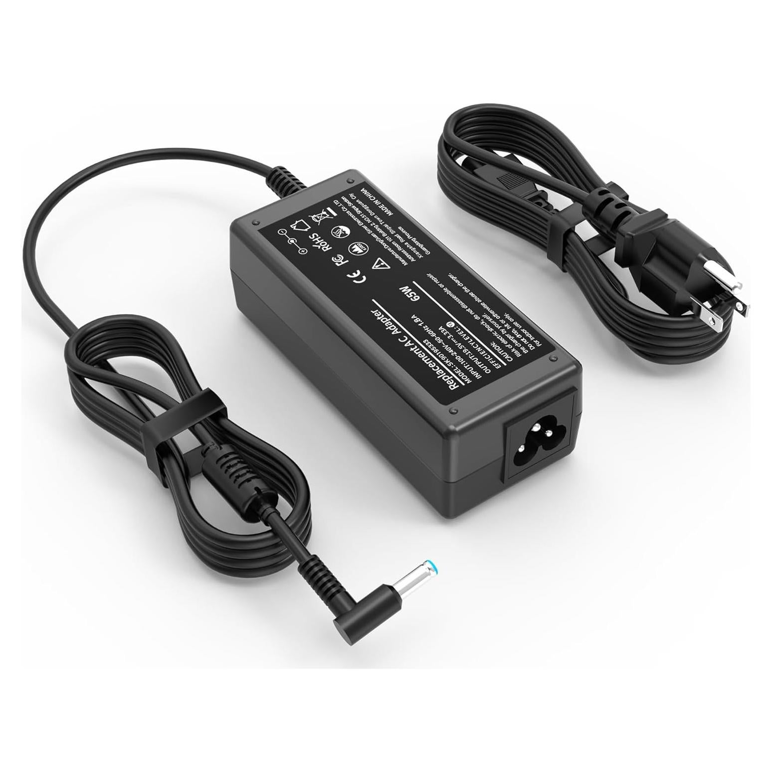 Cargador de Laptop IKFJQCOA 65W Compatible con HP Envy y Pavilion