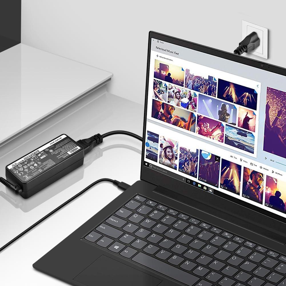 Cargador USB-C HIBBO 65W para Laptop Lenovo y Chromebook