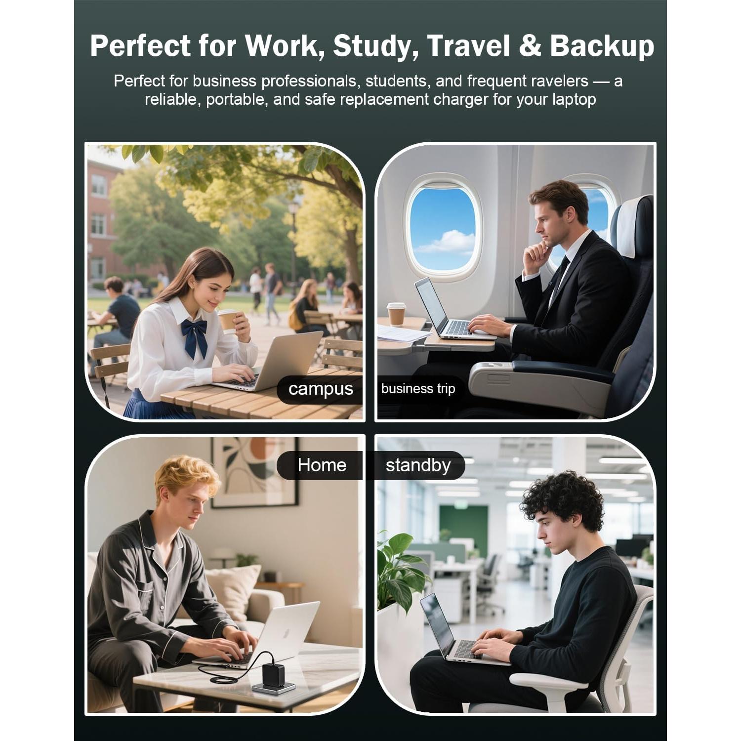 Cargador de Laptop Superer 65W Compatible con Asus Vivobook y Zenbook