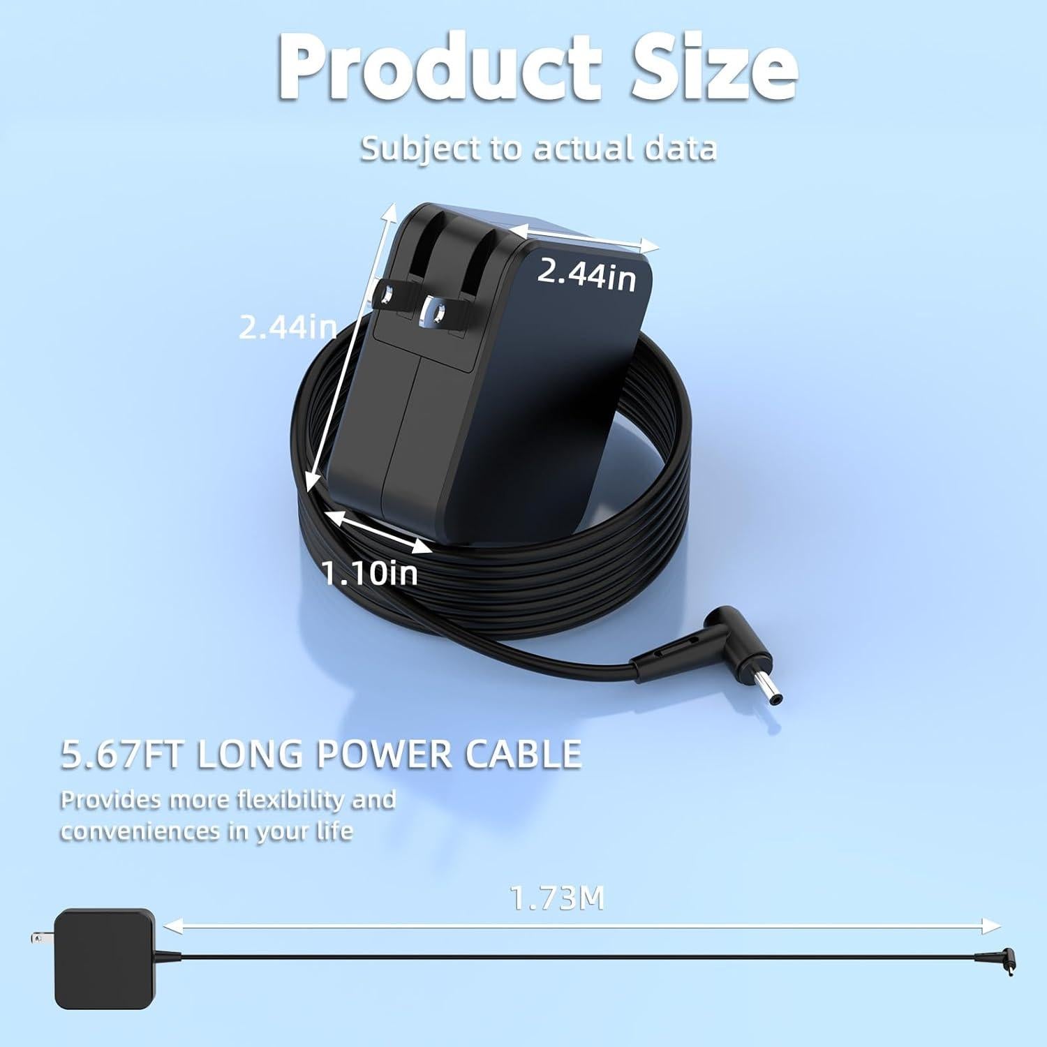 Cargador de Laptop HFLRZZ 45W Compatible con ASUS ZenBook