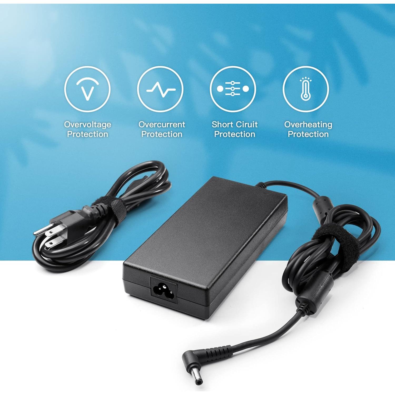 Adaptador de CA 180W LVYATUO para Laptop Gaming MSI