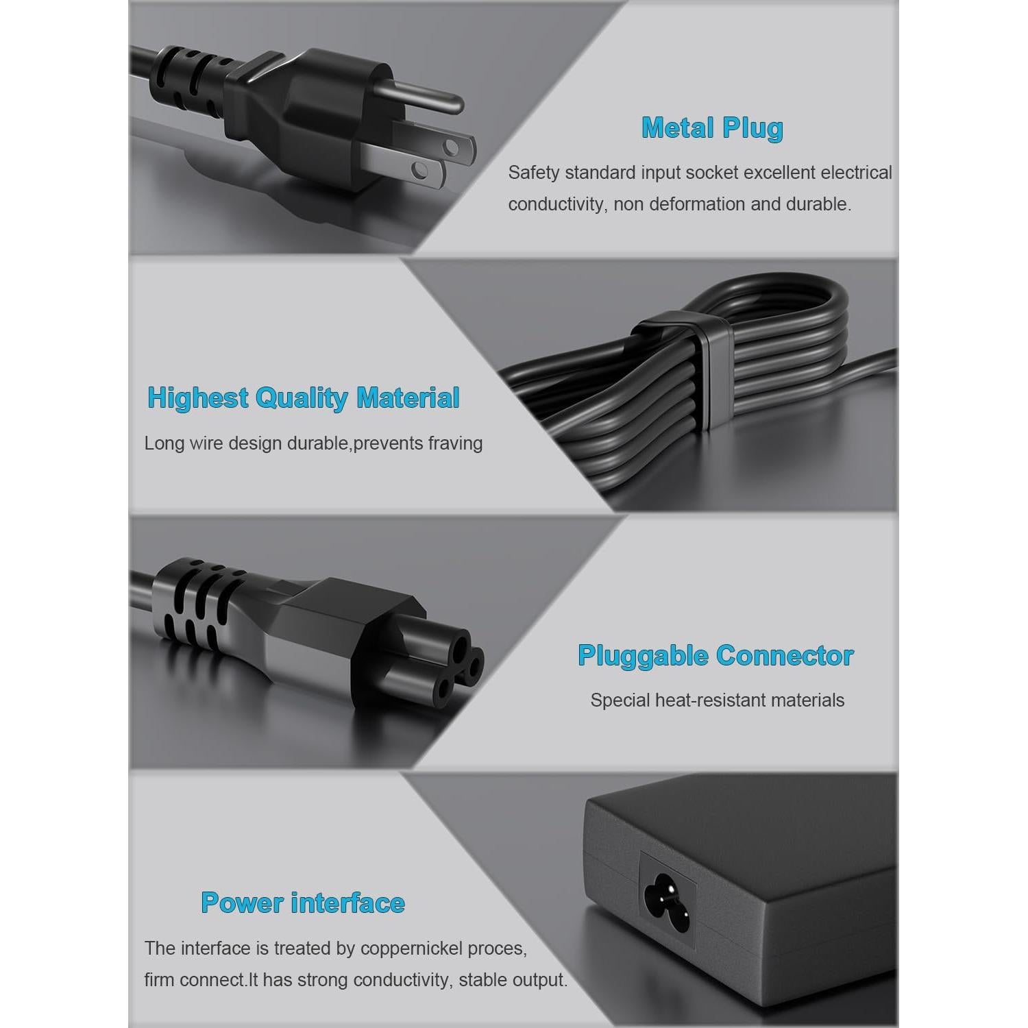 Cargador de CA 180W HSXIRQA para Laptops MSI GF63 GF65 GF75