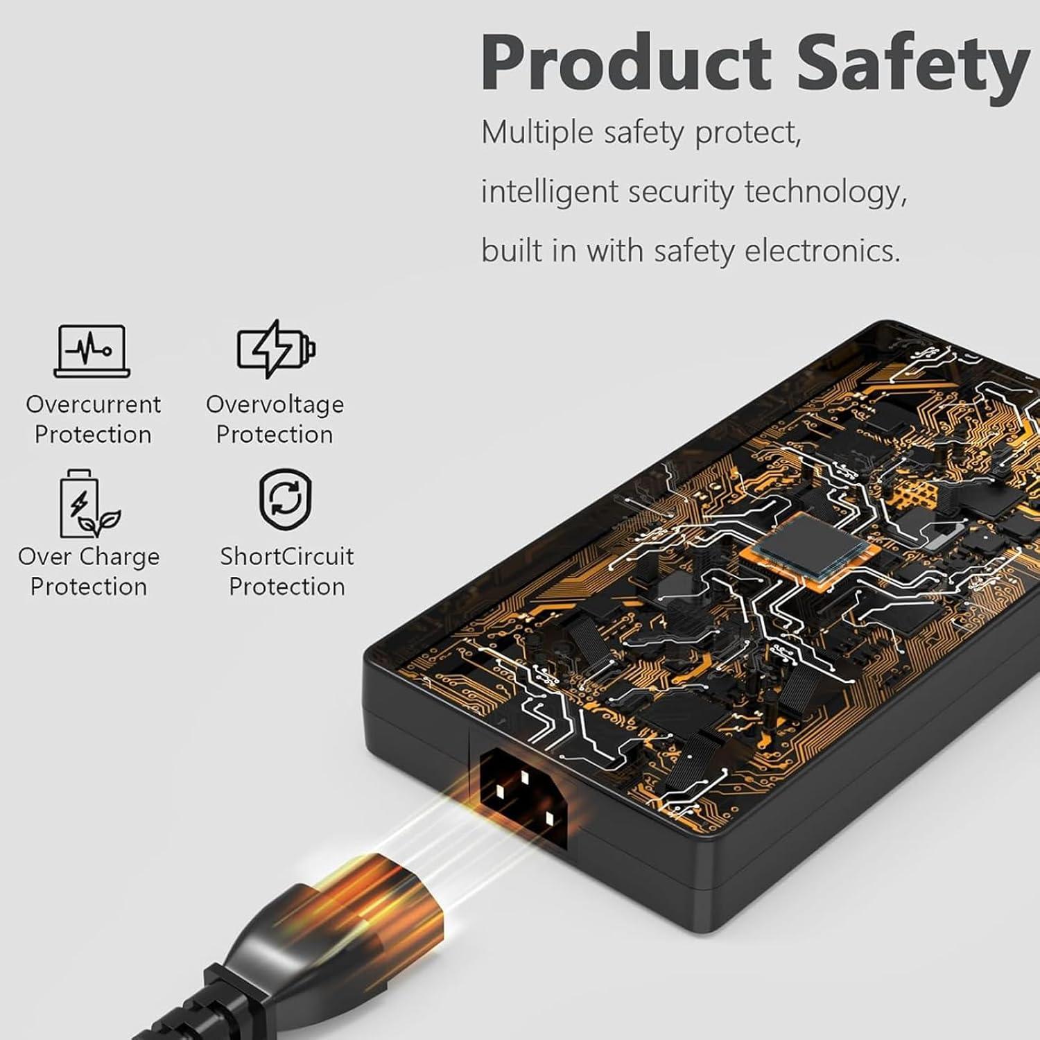 Cargador de Laptop 120W GKLSPL Compatible con MSI GF63