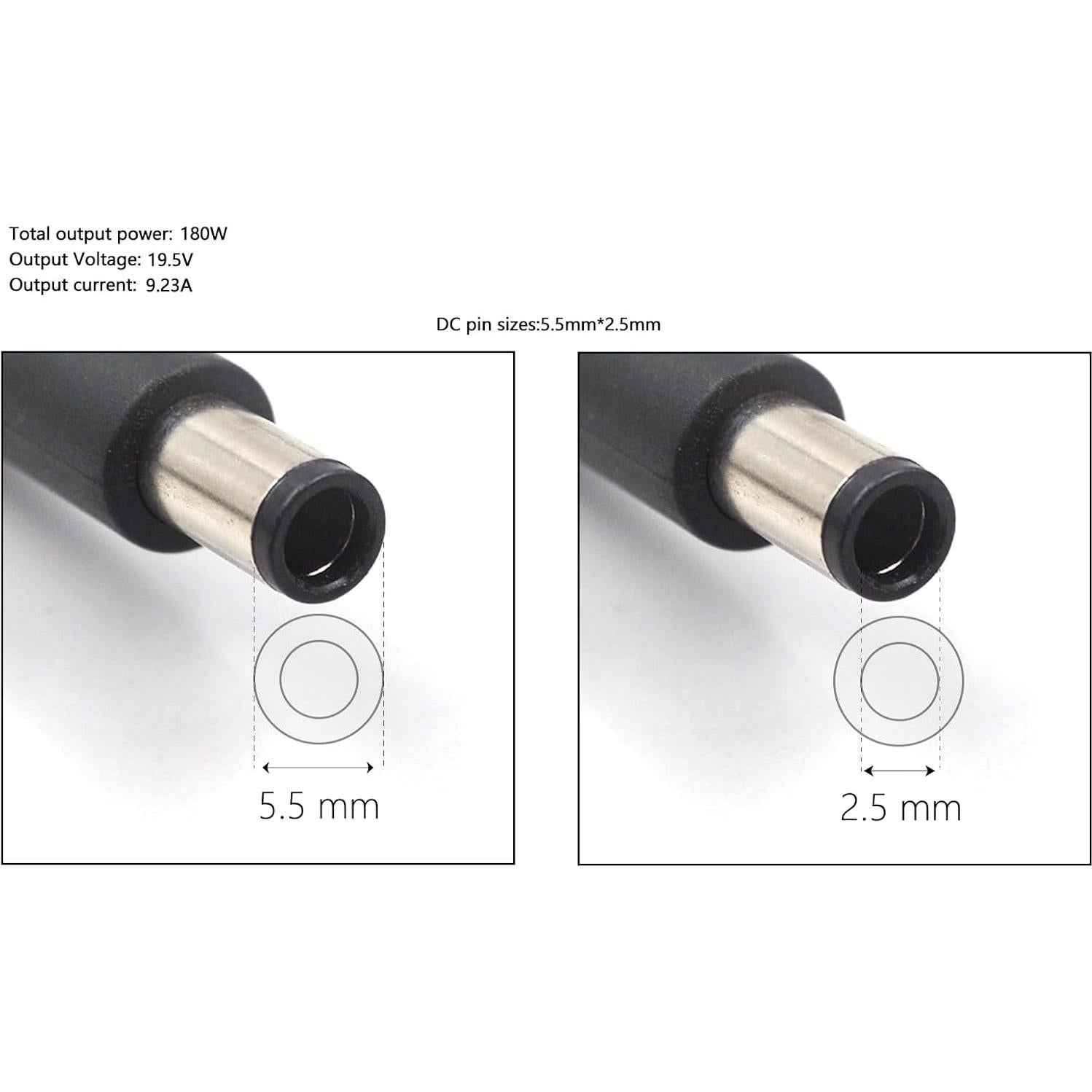 Adaptador de corriente 180W 19.5V 9.23A para laptop MSI