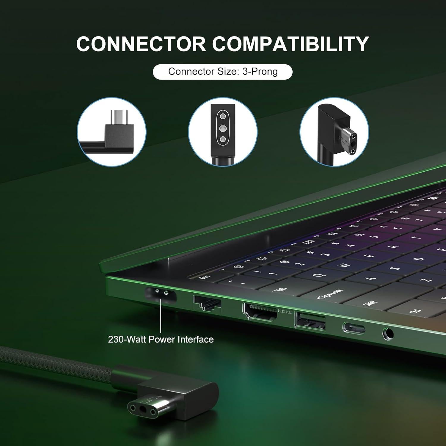 Cargador de Laptop 230W Jeunesse para Razer Blade 15/14/17