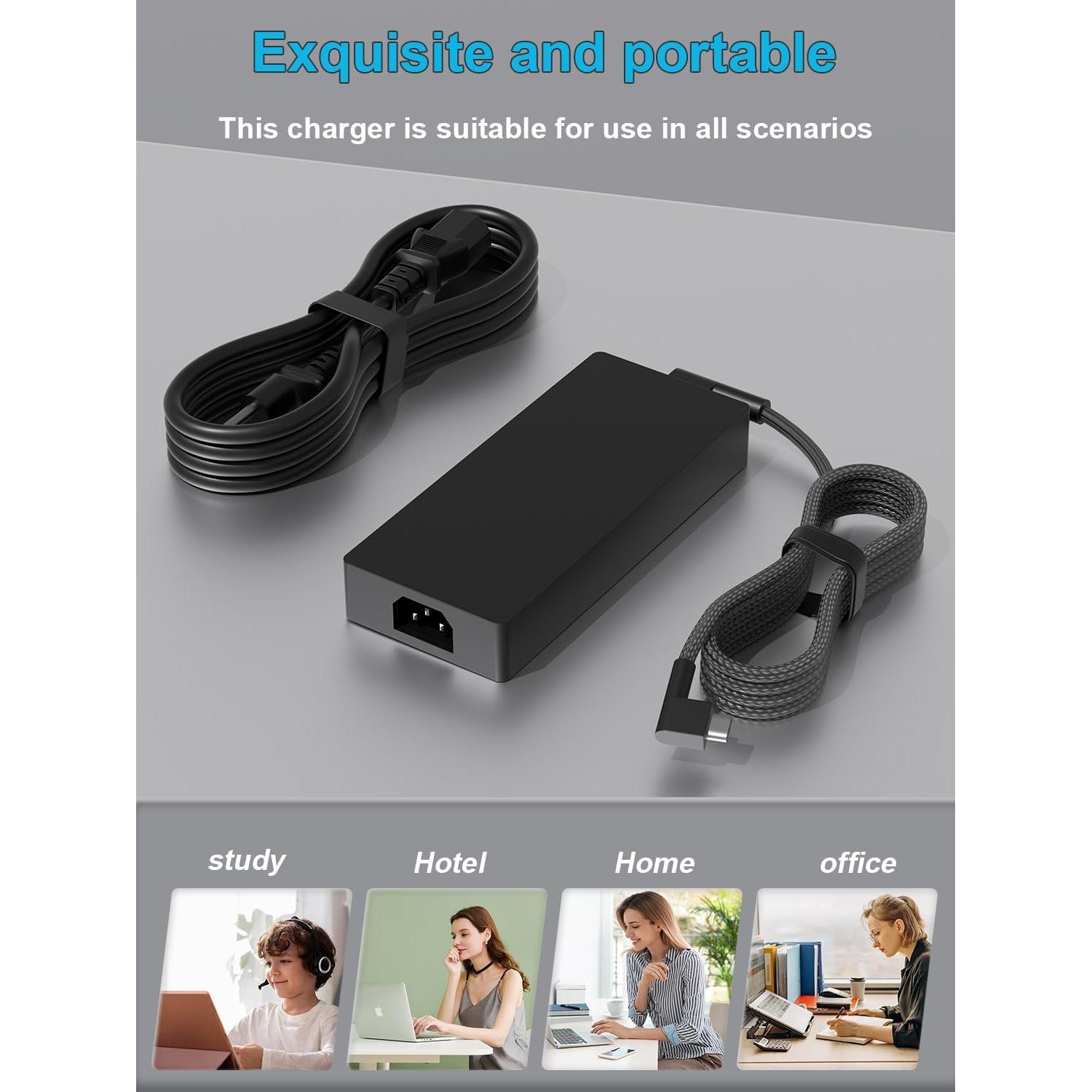 Cargador de CA 230W HSXIRQA para Razer Blade 15 14 17