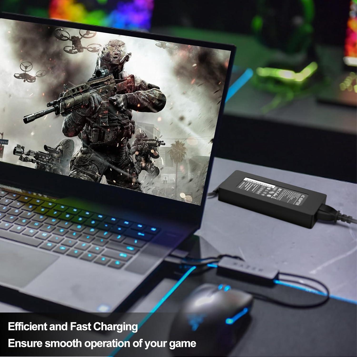 Cargador de Laptop Ruilezyo 230W Compatible Razer Blade 14 15 16 17