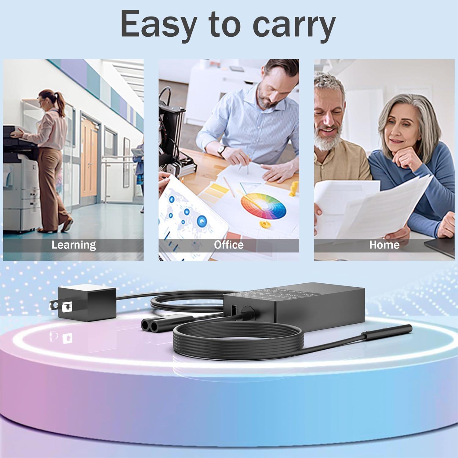 Cargador Surface Pro 65W Dong Guan Simer para Microsoft