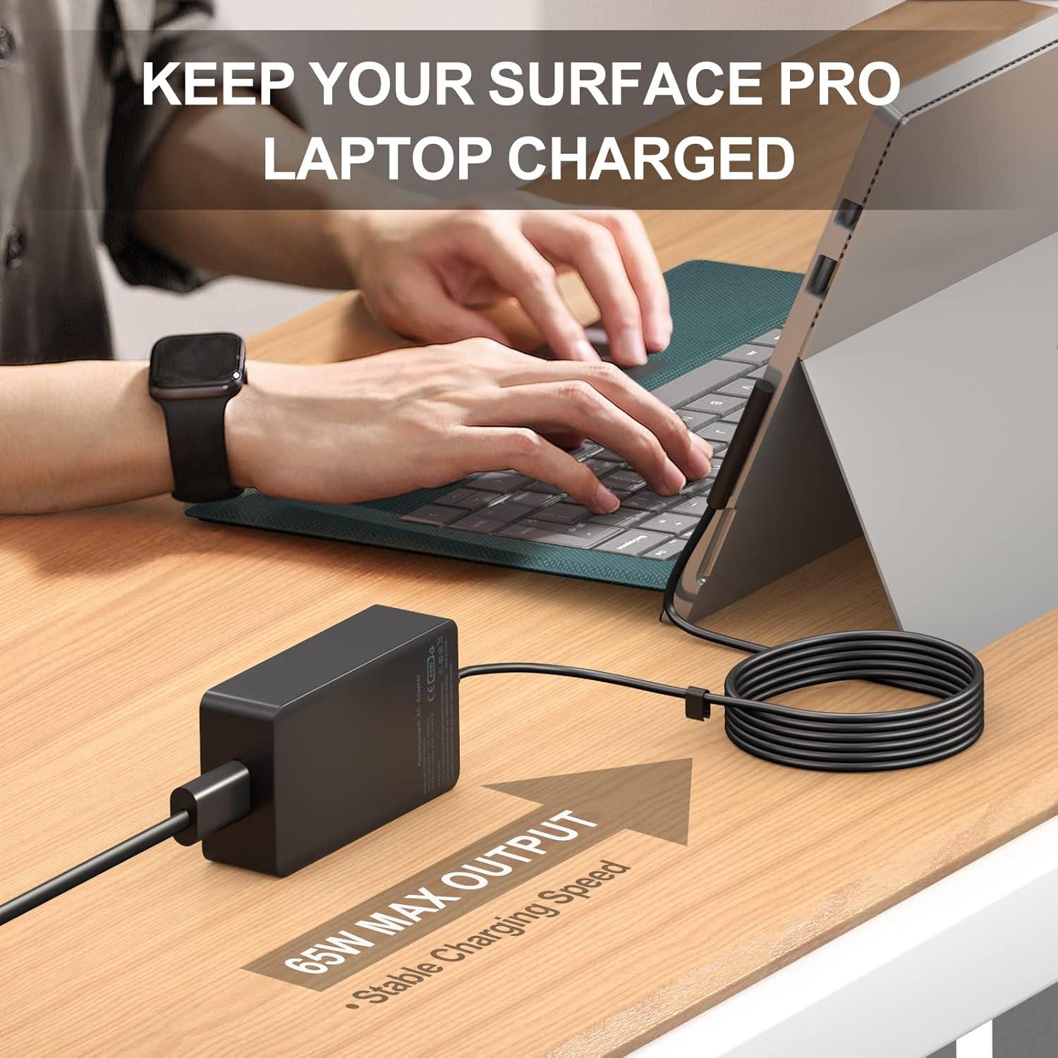 Cargador de 65W para Microsoft Surface Pro y Laptop