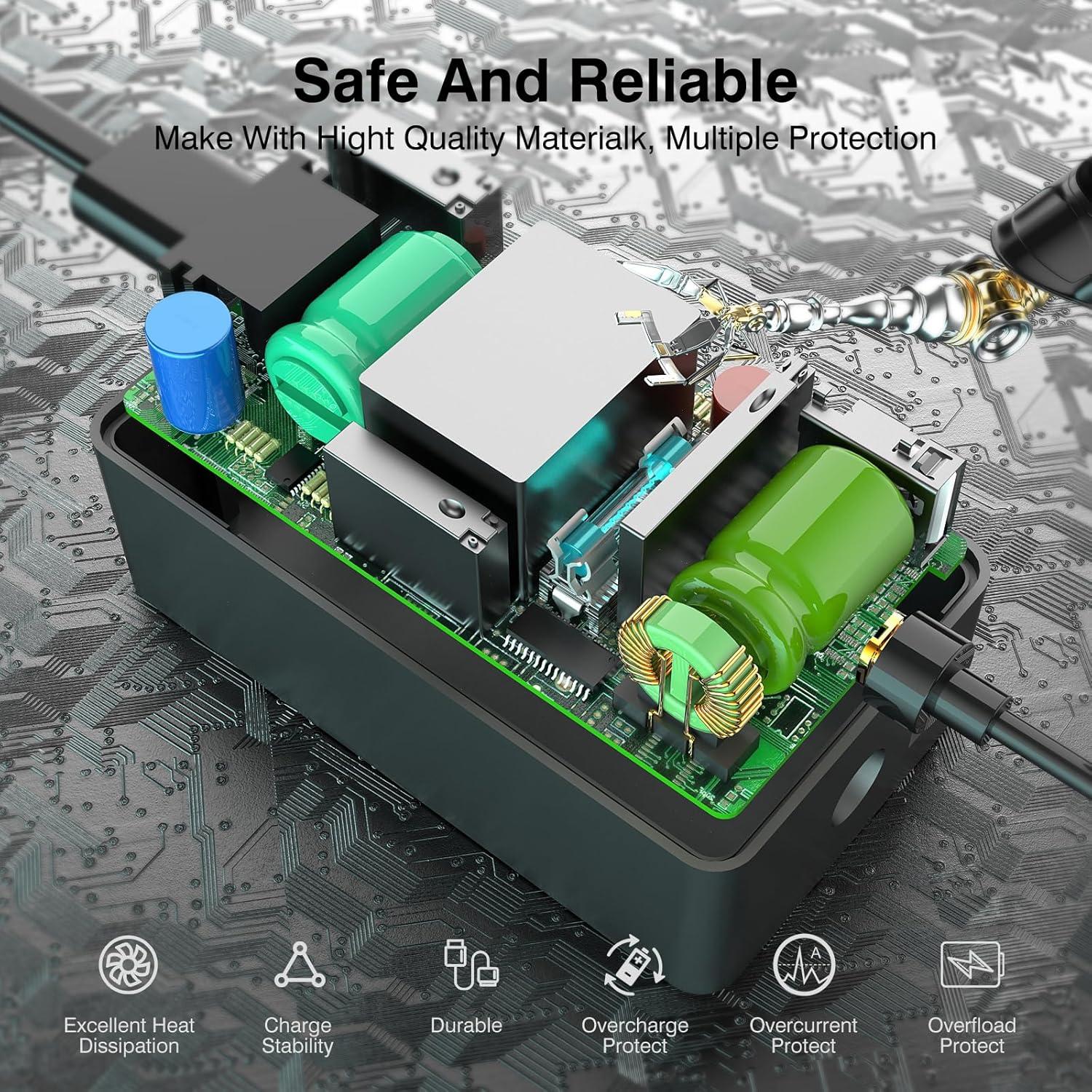 Cargador 65W GSNOW para Microsoft Surface Pro 3/4/5/6/7/8/9/X