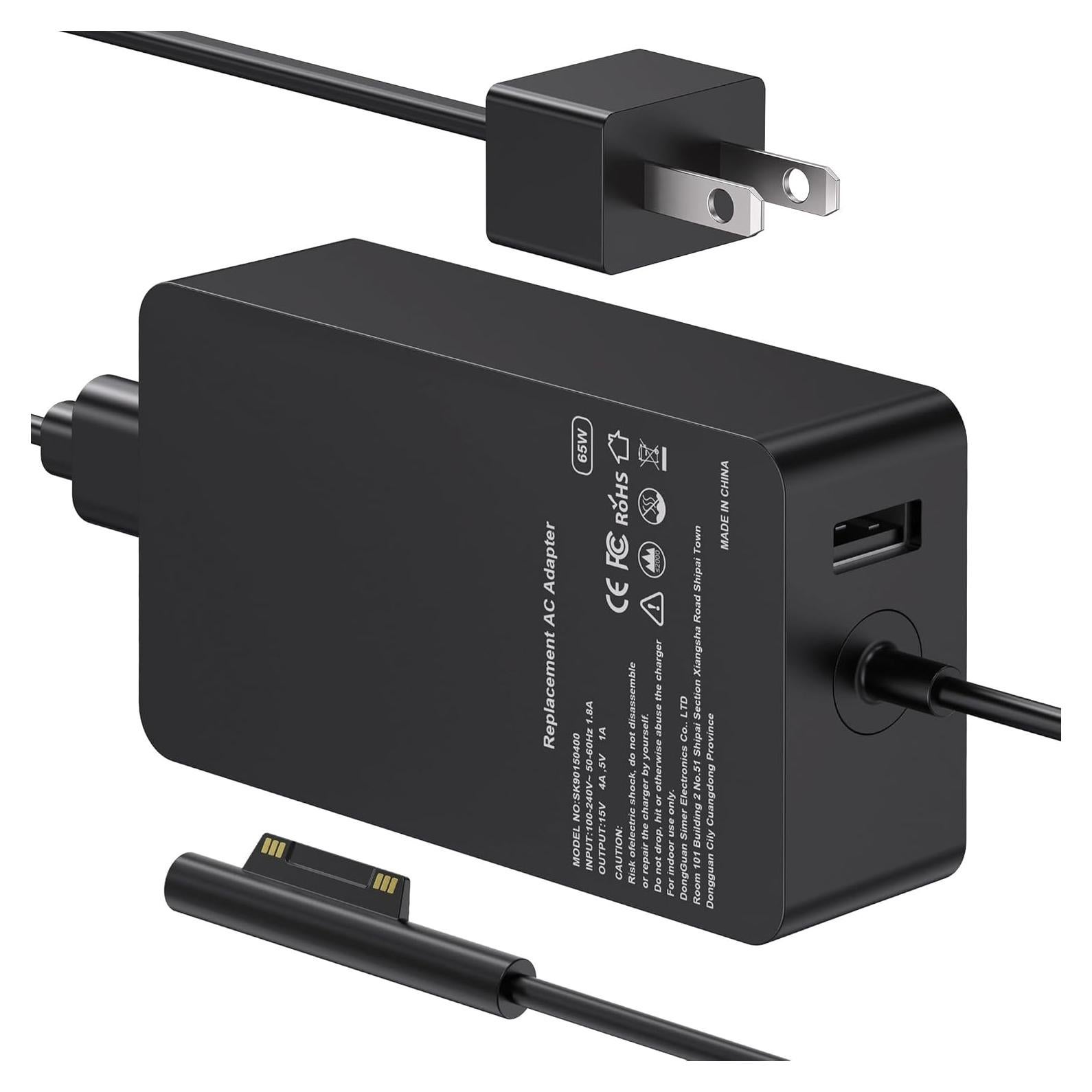 Cargador 65W para Laptop Microsoft Surface Pro 3.05m