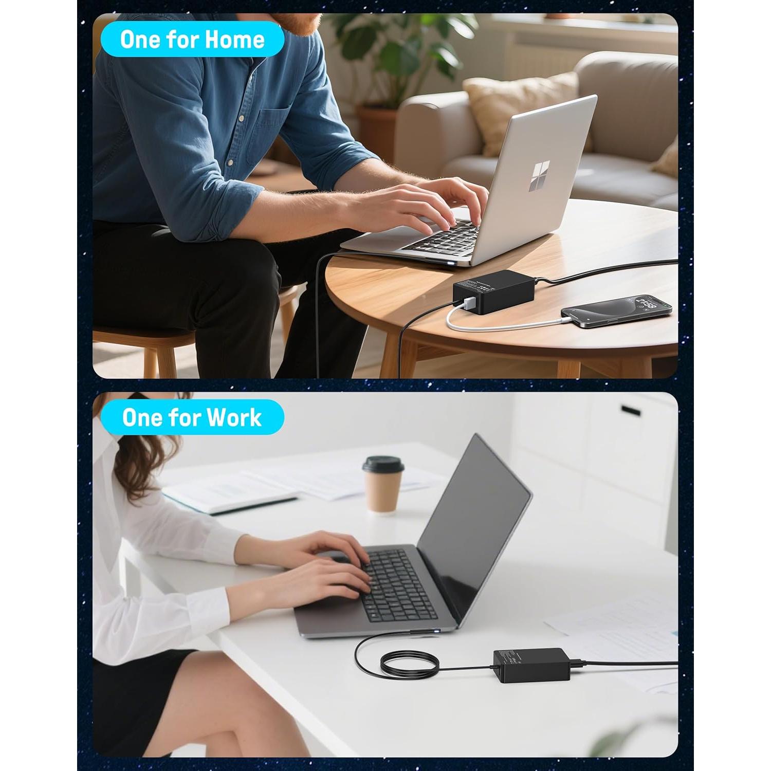 Cargador 65W para Laptop Microsoft Surface Pro 3.05m