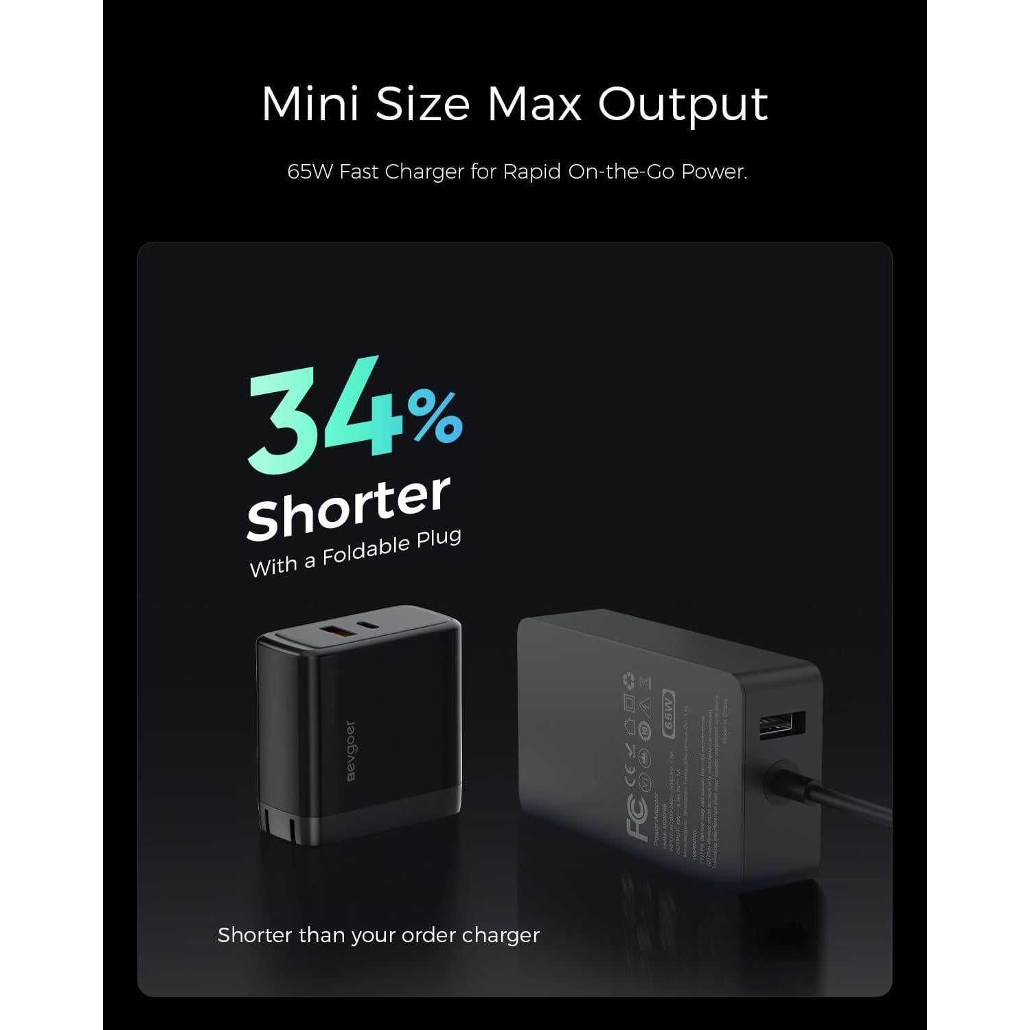 Cargador Microsoft Surface Pro 65W - Compatible con Pro 3-10/X