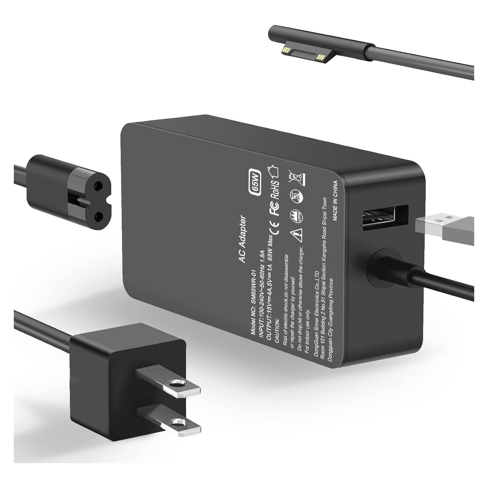 Cargador de Laptop 65W SKYVAST para Microsoft Surface Pro