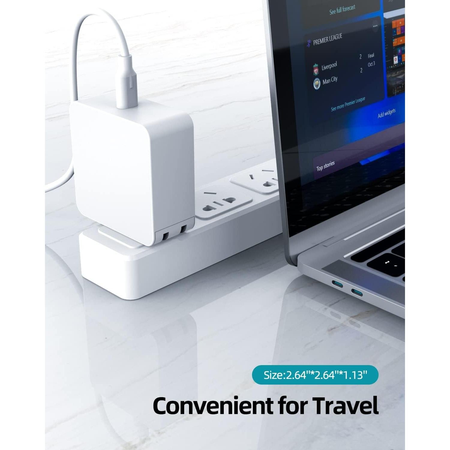 Cargador Rápido 65W Dexpt USB-C para Laptop Samsung