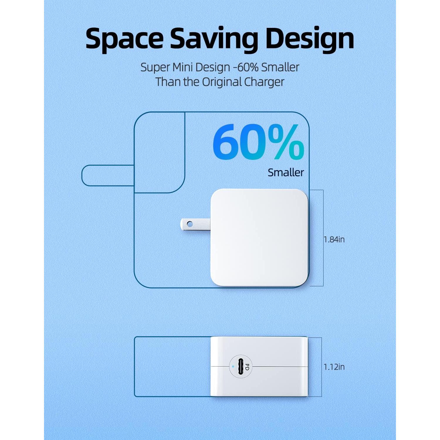 Cargador Rápido GaN 65W Dexpt para Samsung Galaxy Book Pro
