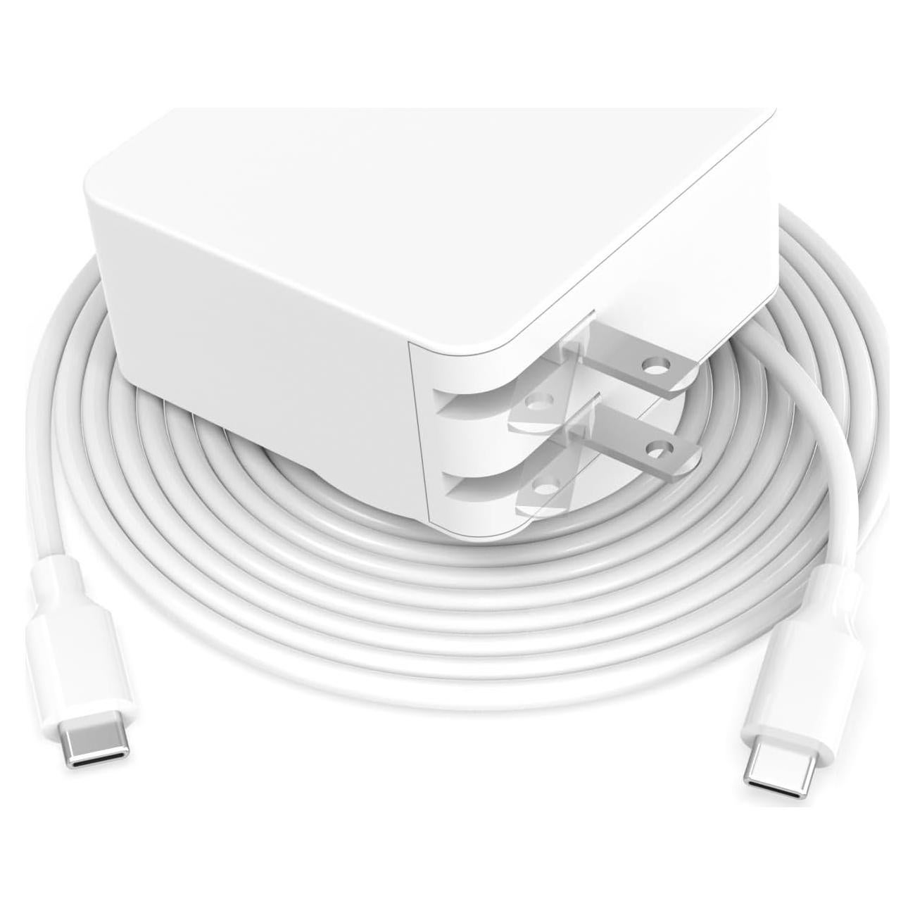 Cargador Rápido 65W Nicpower Tipo C Plegable 2.3m para Samsung