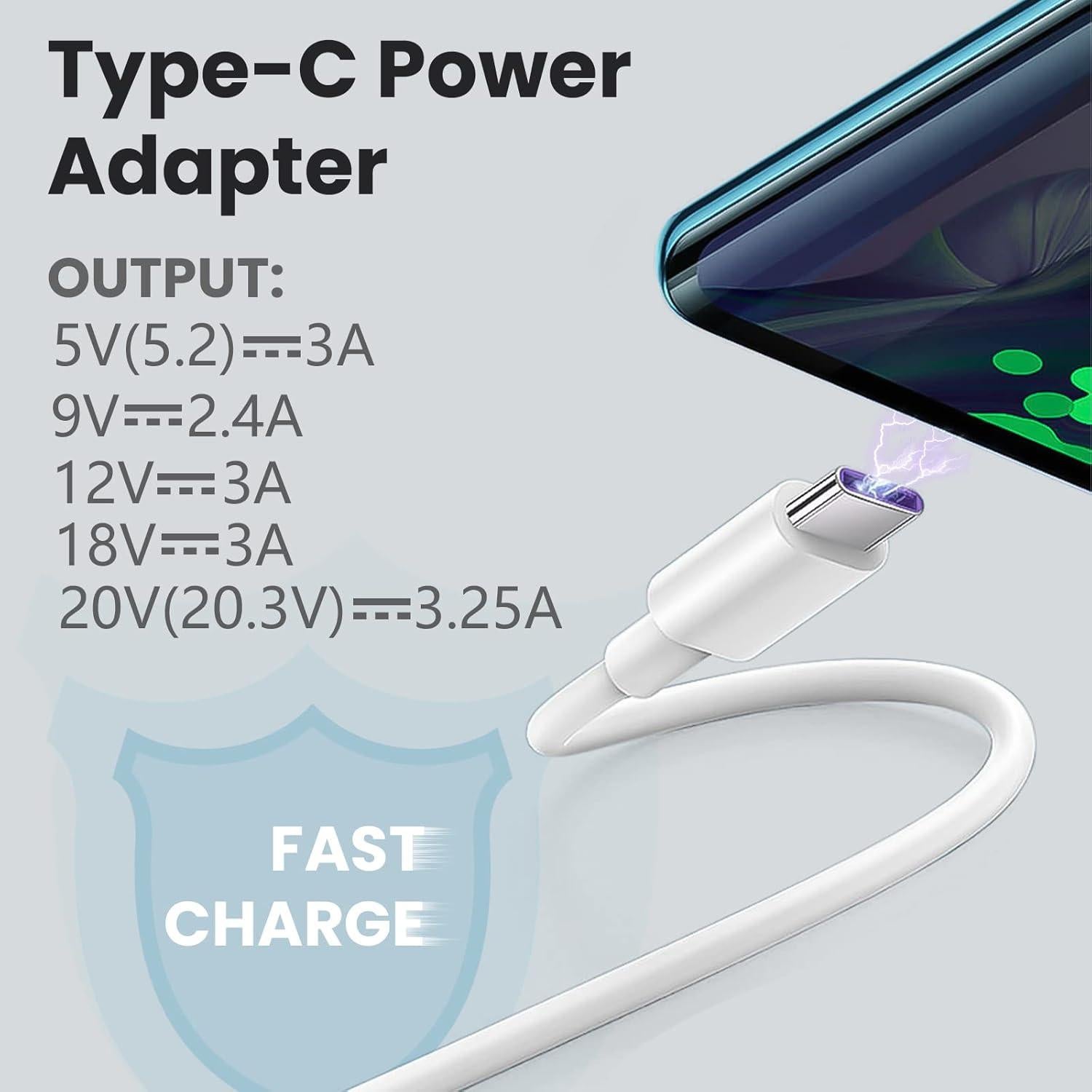 Cargador USB C 65W Eaneey para Samsung Galaxy Book Pro