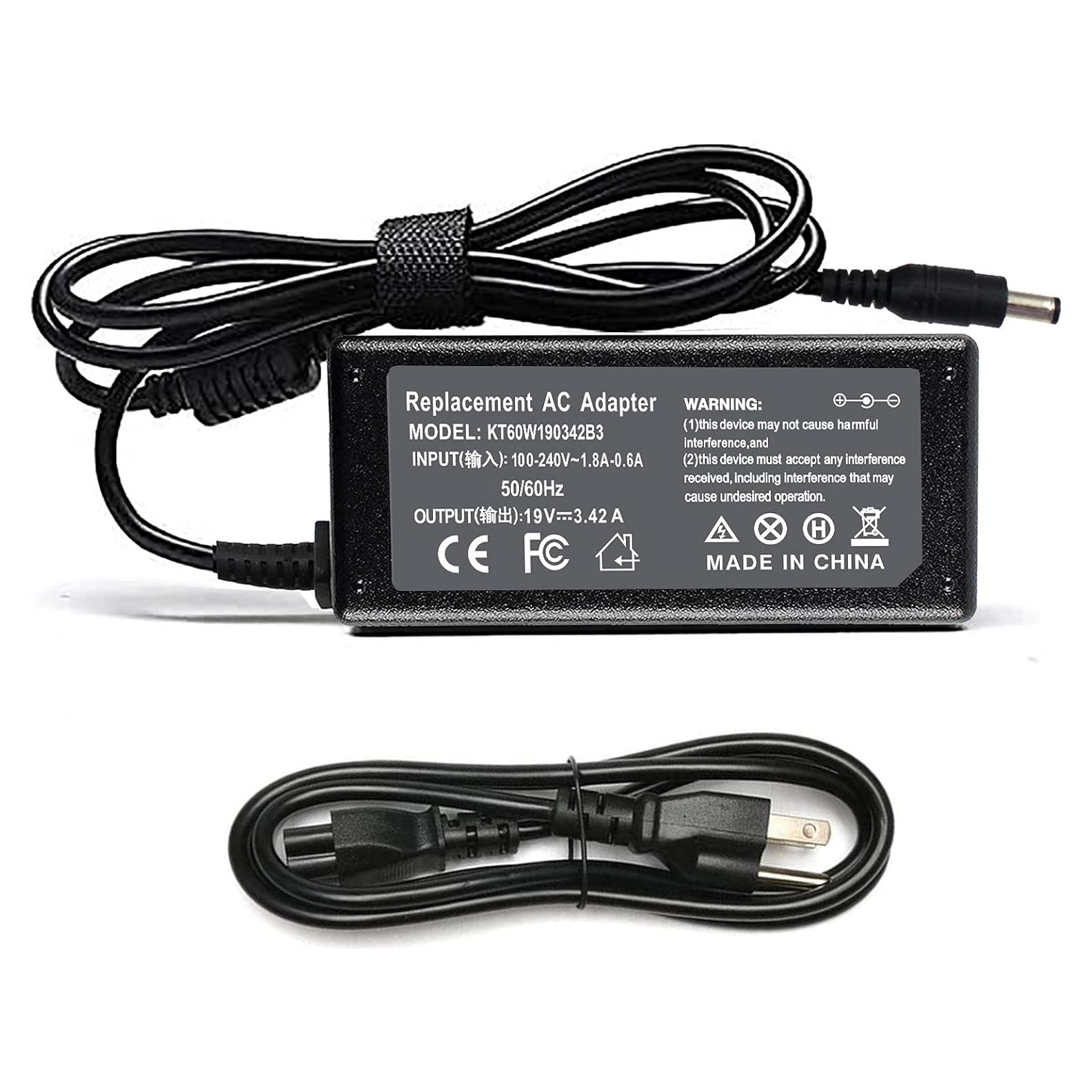 Cargador de Laptop 65W 19V 3.42A Toshiba y ASUS 5.5x2.5mm