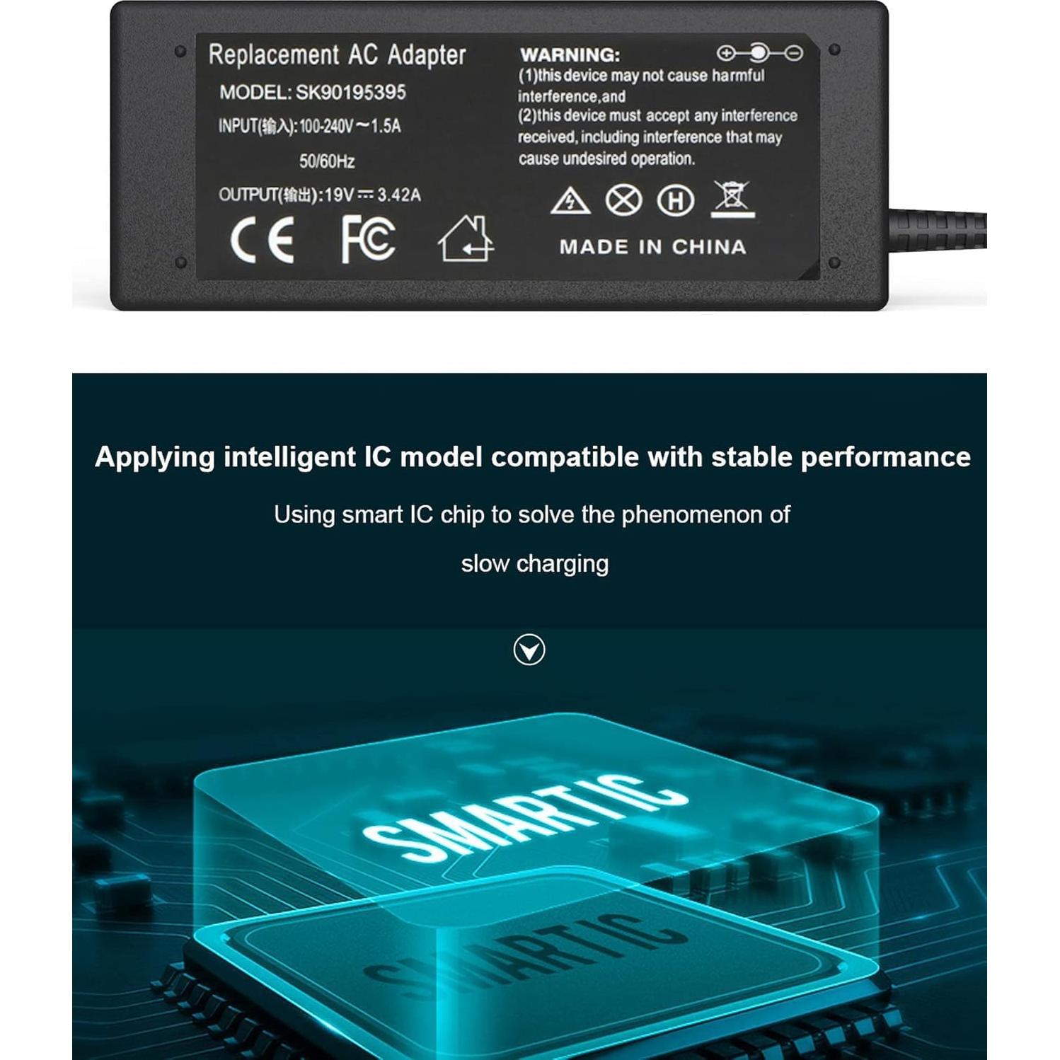 Adaptador de CA 90W Ymawetia para Portátil Sony Vaio 19.5V