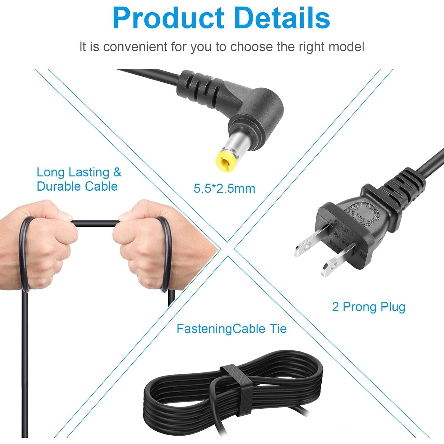 Cargador Adaptador AC Futurebatt 65W para Laptop Toshiba