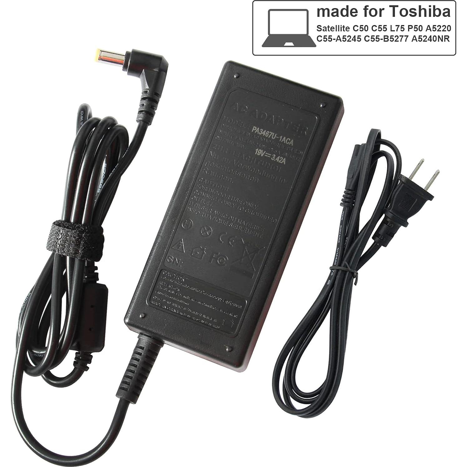 Cargador Adaptador AC Futurebatt 65W para Laptop Toshiba