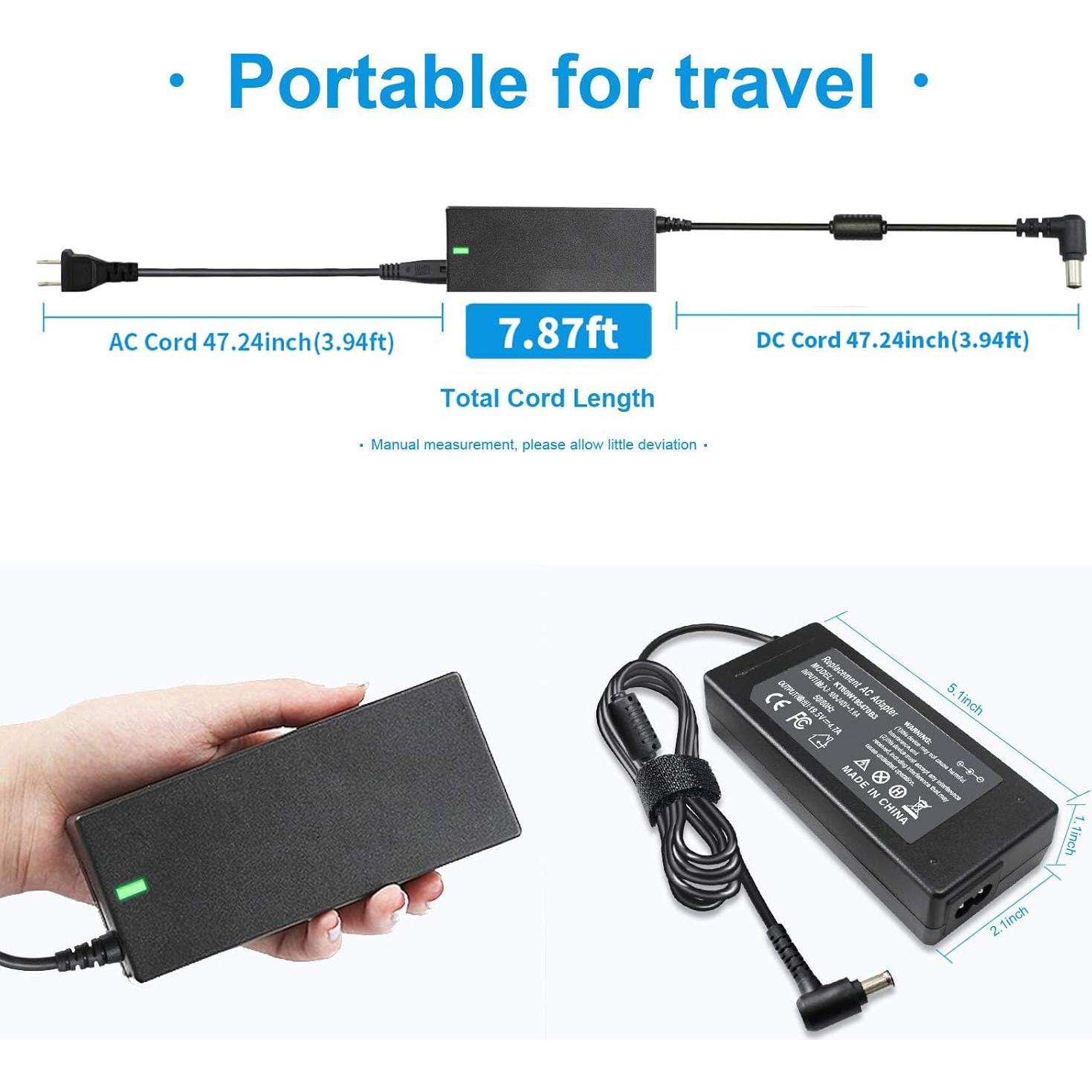 Cargador CA 90W 19.5V 4.7A para Sony VAIO - ECHEER