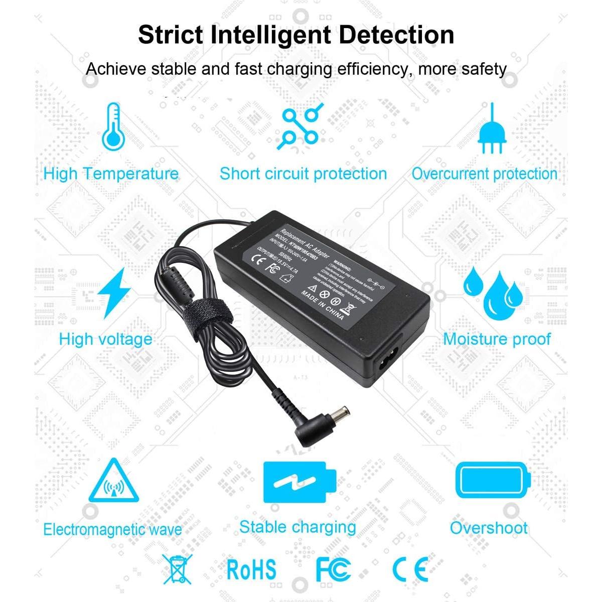 Cargador CA 90W 19.5V 4.7A para Sony VAIO - ECHEER