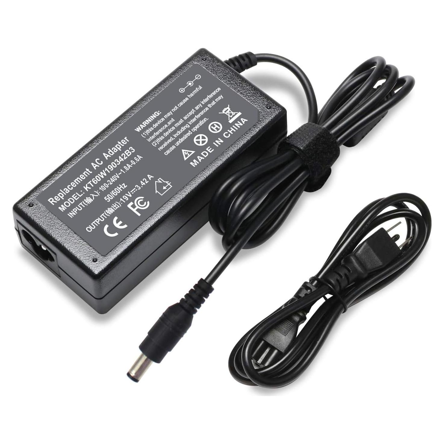 Cargador de Laptop Toshiba 65W 19V 3.42A con Cable