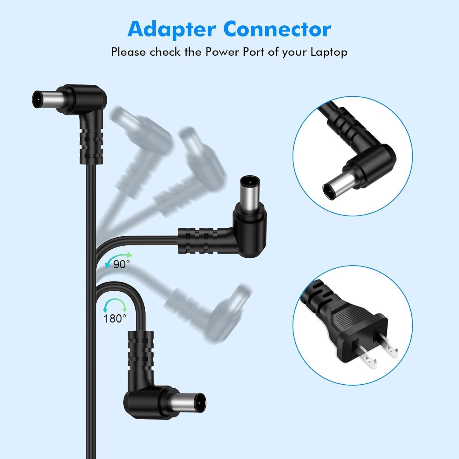 Cargador de Laptop 90W Sony Vaio 19.5V 4.7A Compatible