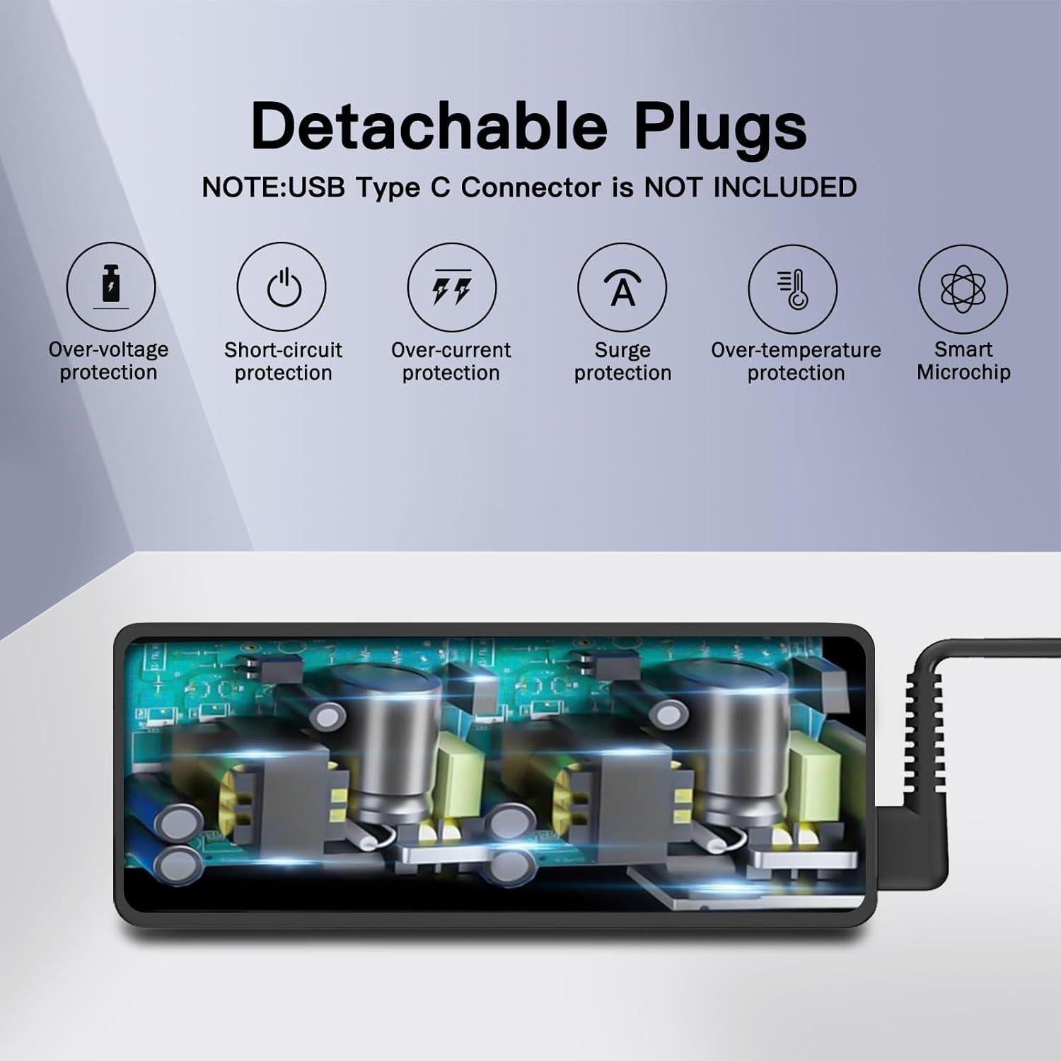 Cargador Universal 90W WENYAA para Laptop con 16 Puntas