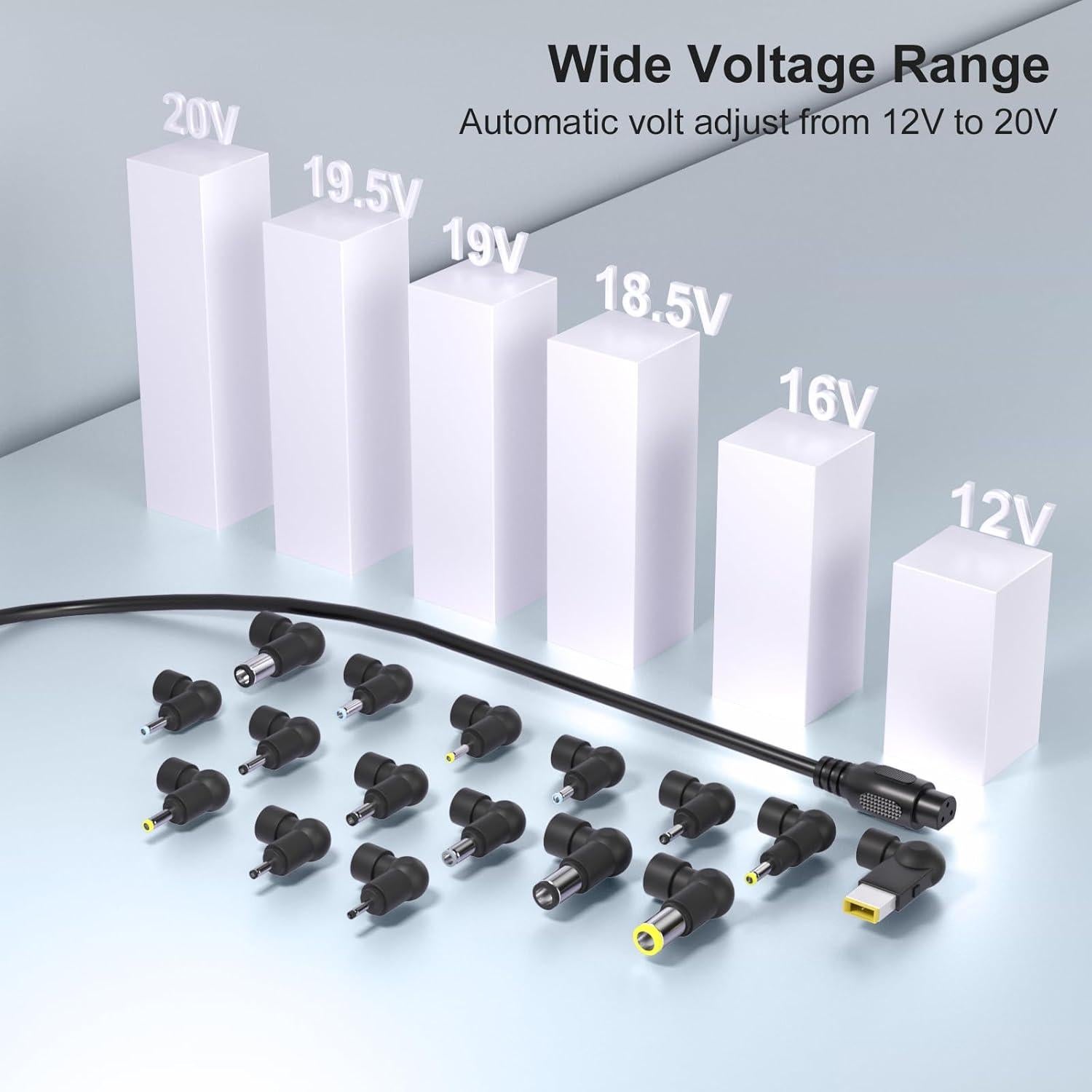 Cargador Universal 90W Dong Guan para Laptop HP Dell Lenovo