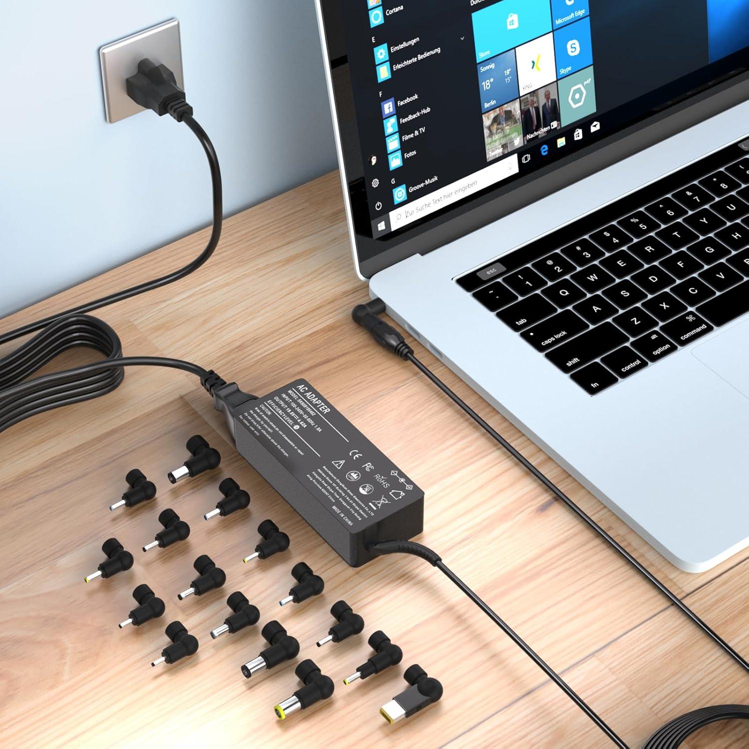 Cargador Universal 90W Dong Guan para Laptop HP Dell Lenovo