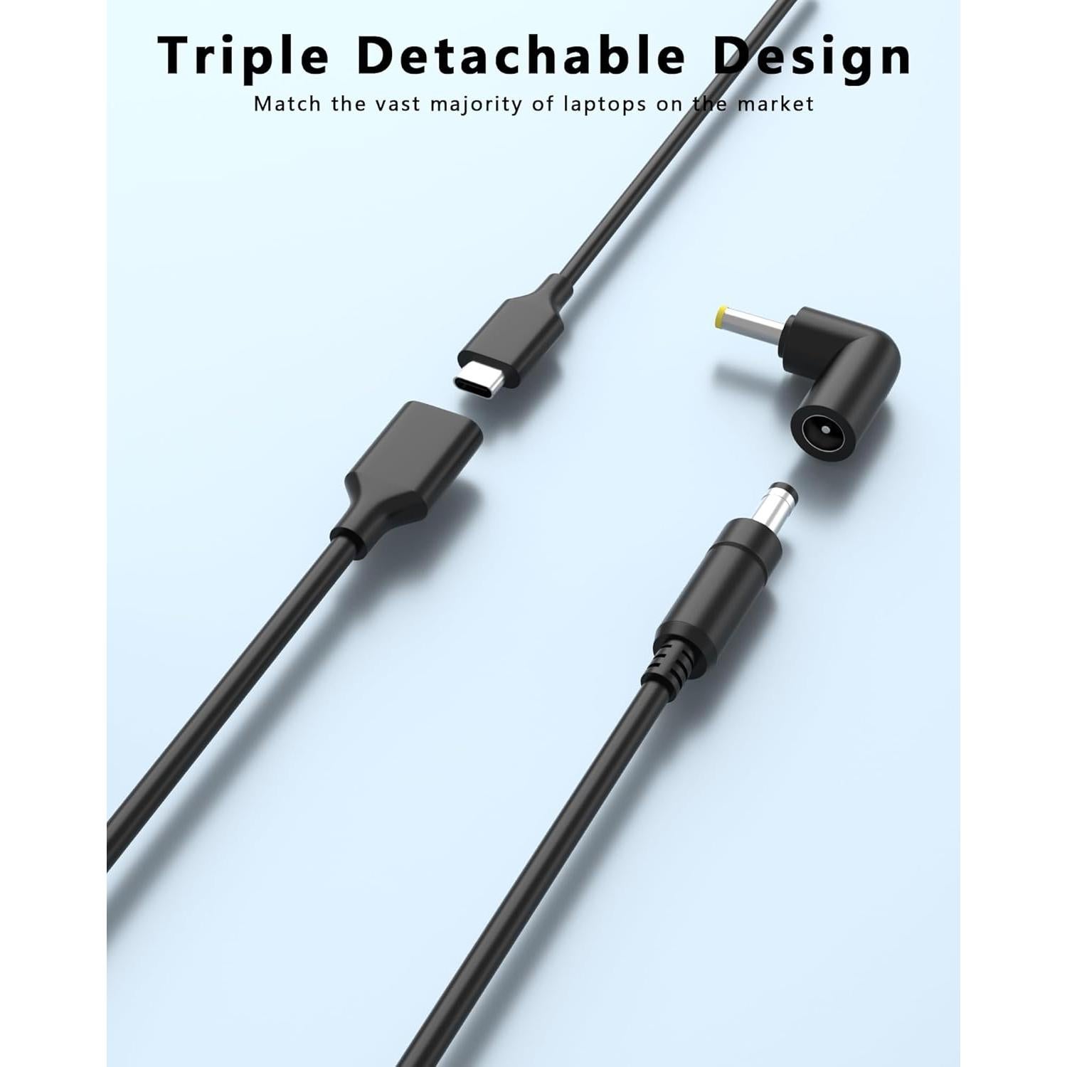 Cargador Universal USB-C 100W Nivjuky con 15 Puntas