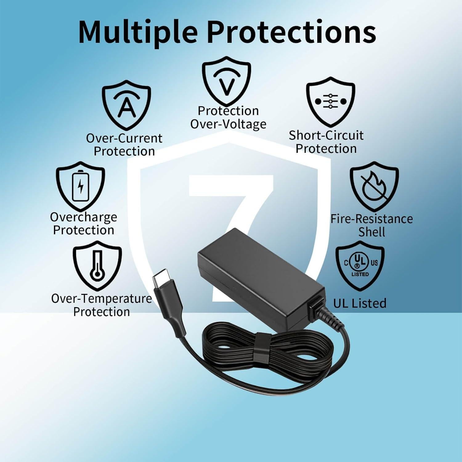 Cargador USB-C 65W ZAYAUPVL para Laptop Universal