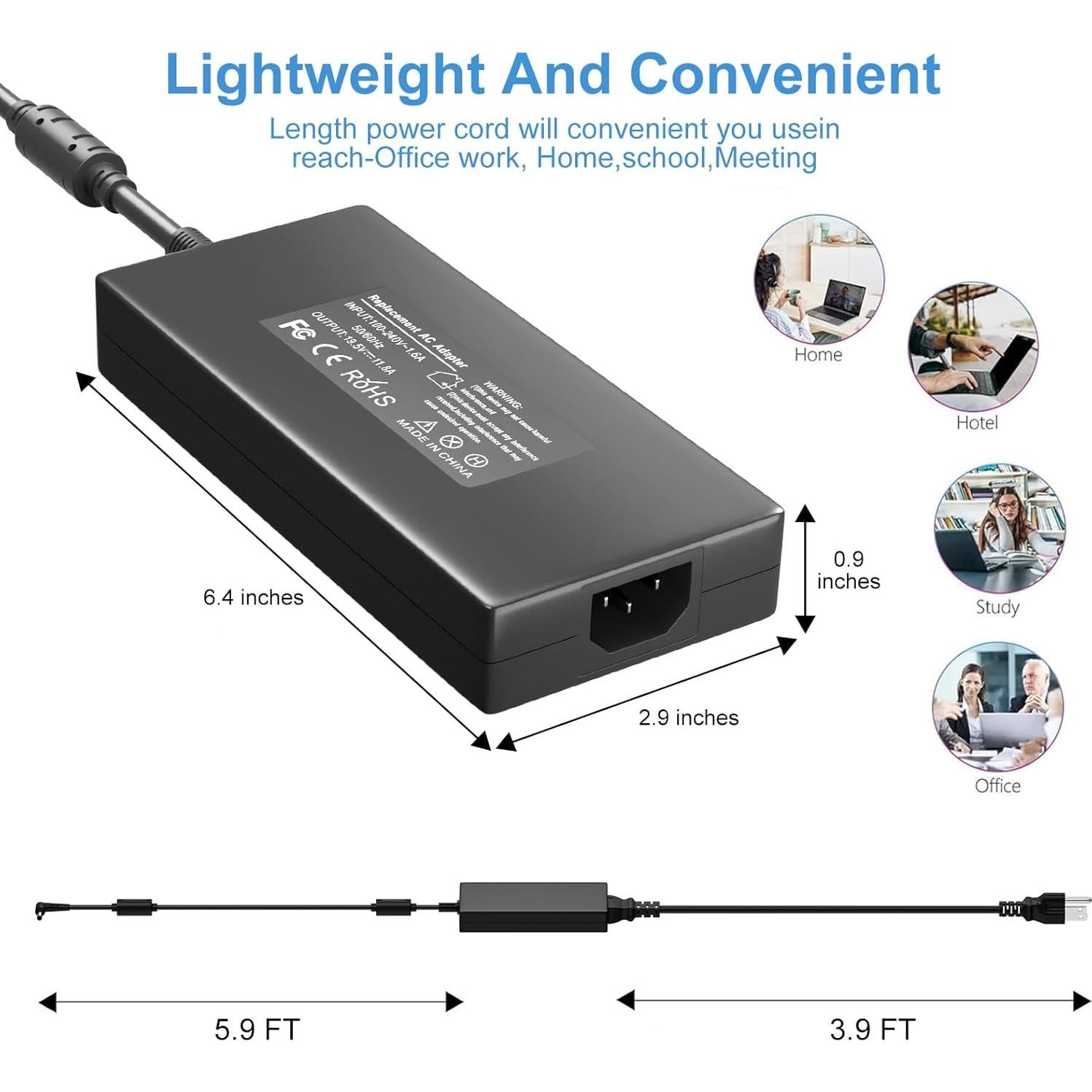 Cargador de Laptop 230W Jeunesse para Gigabyte Aorus 15G/15P