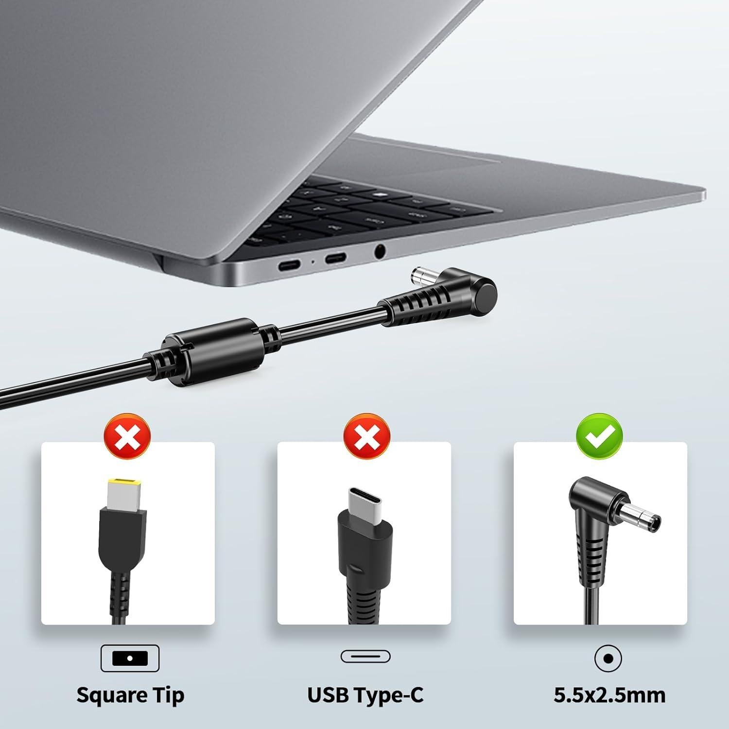 Cargador Gigabyte 230W para Laptops Aorus y Aero 15 16 17