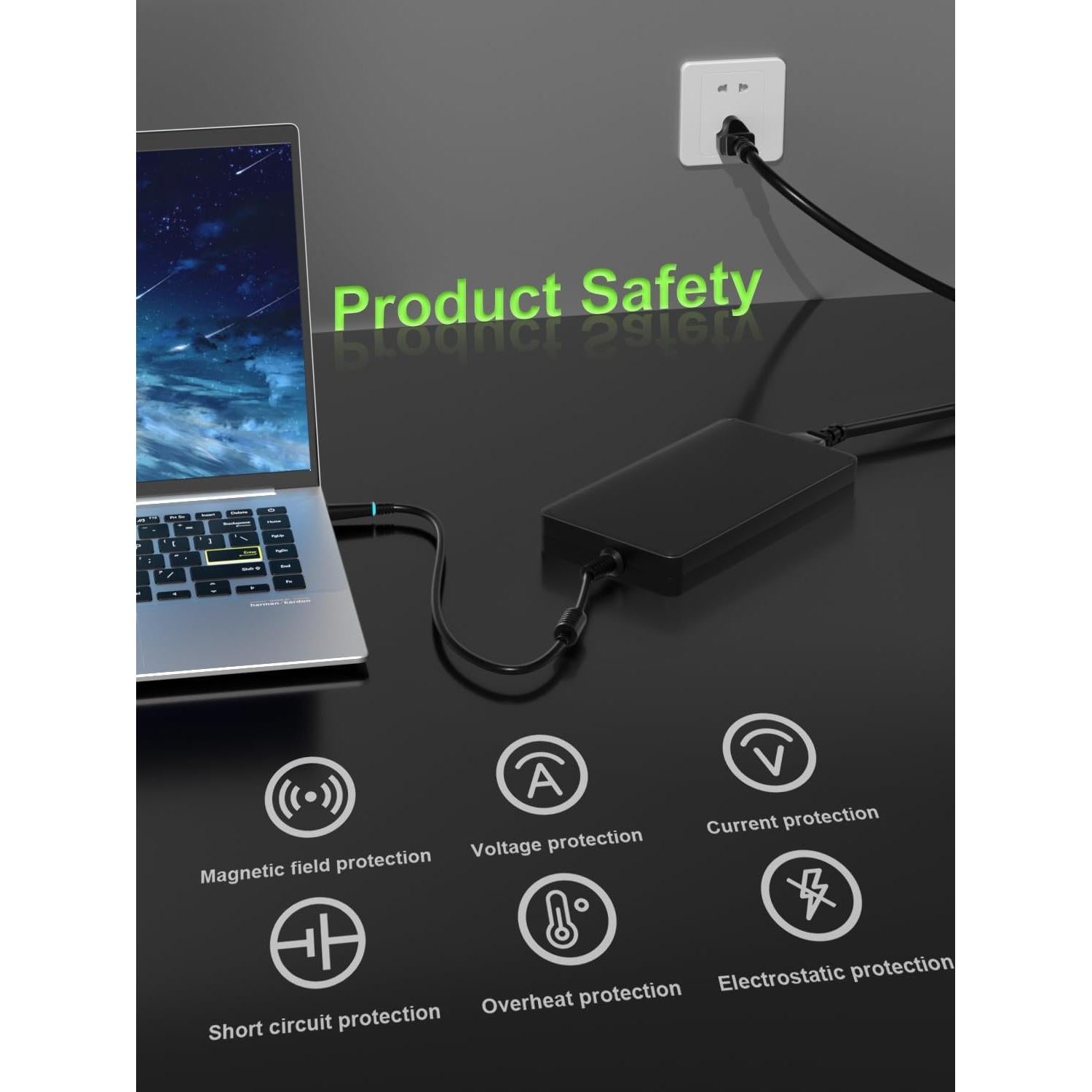 Cargador 240W PowerPortnerLink Compatible con Dell Alienware y G Series