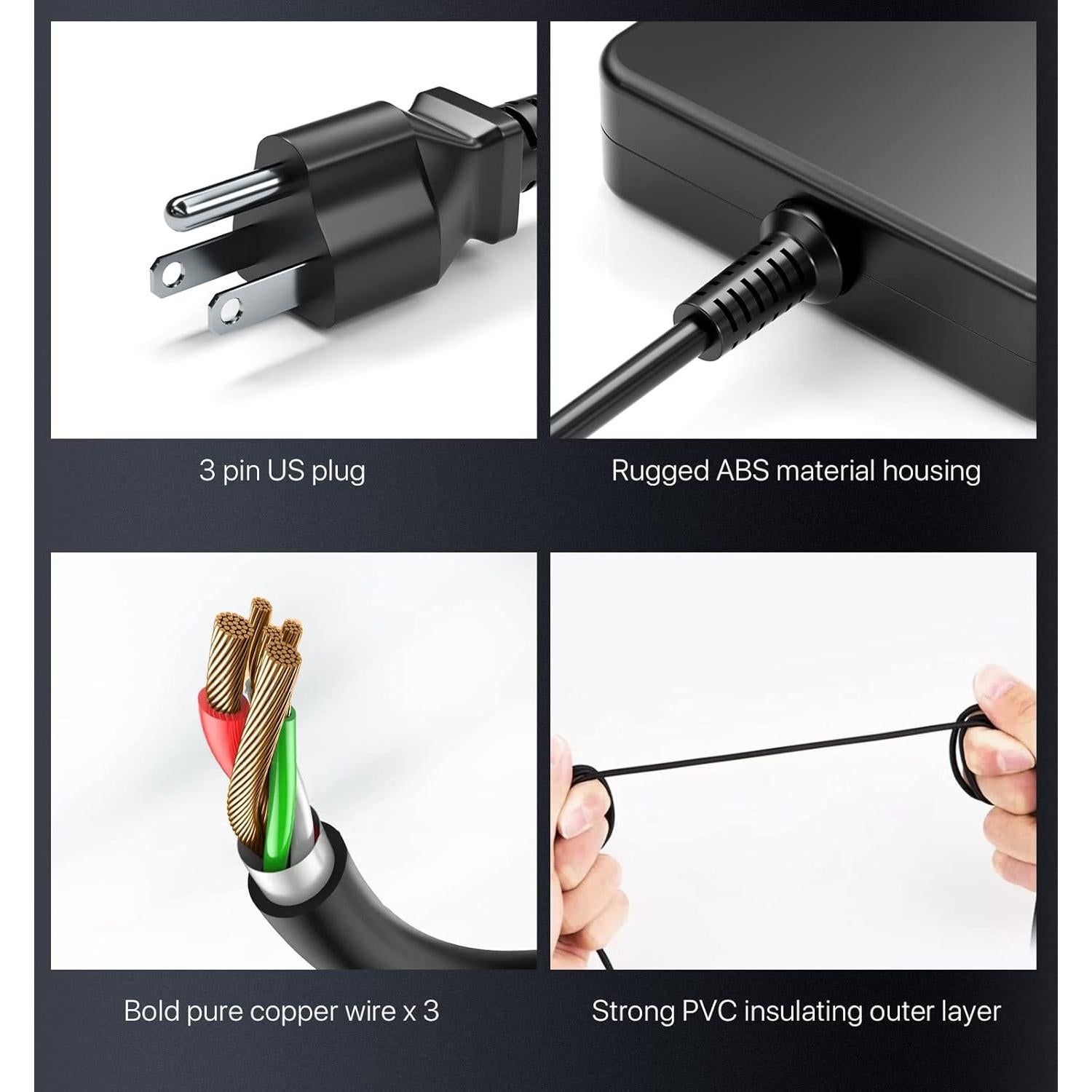 Cargador 240W Dell Alienware M15 M17 G5 G7 Precision