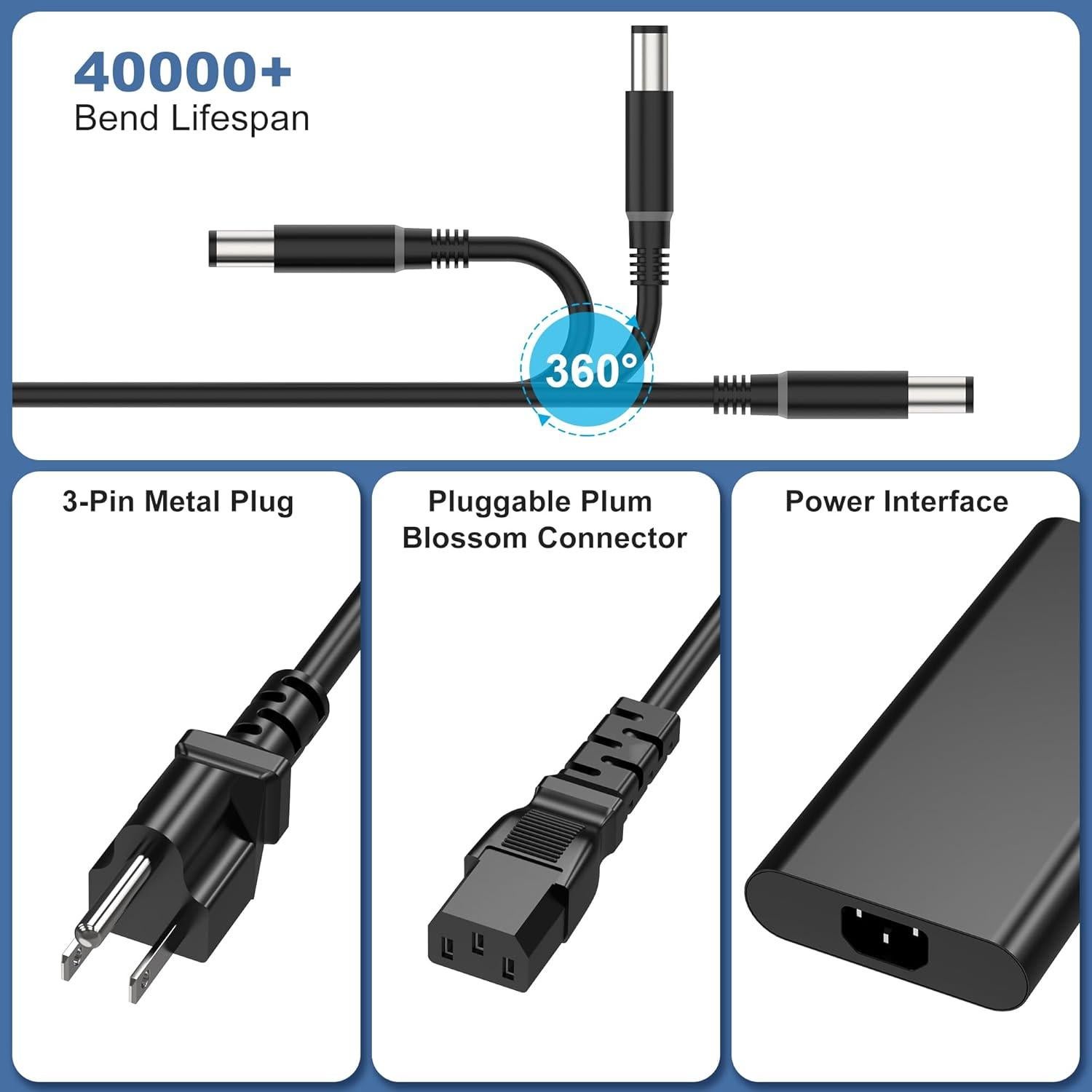 Cargador de Laptop Dell 240W 7.4mm Compatible Alienware