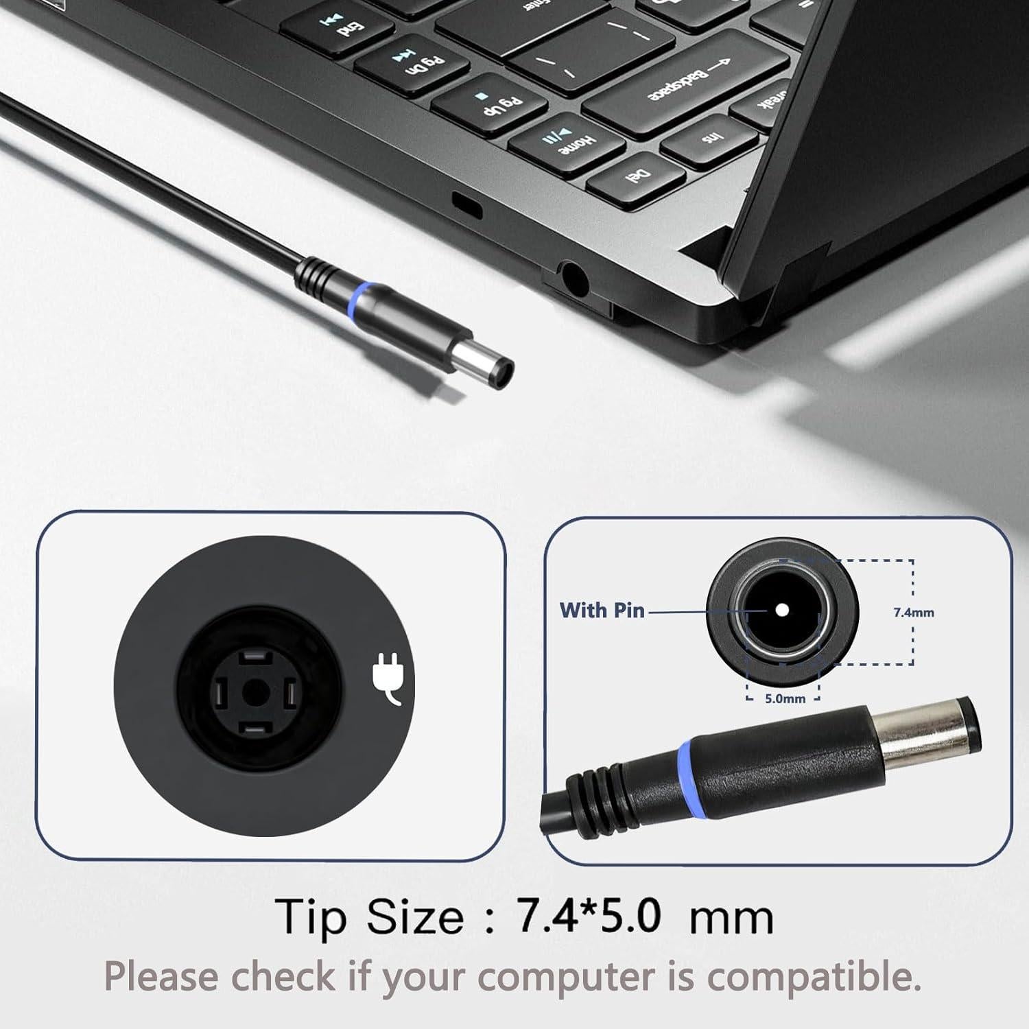 Cargador de Laptop 240W ZHUODYER para Dell Alienware y Precision