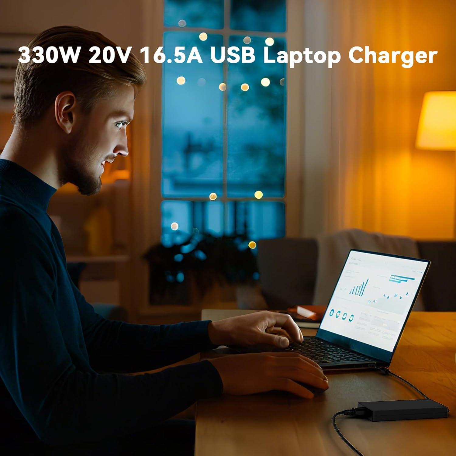 Cargador de Laptop OSISZI 330W Compatible Lenovo Legion Pro 7i 9