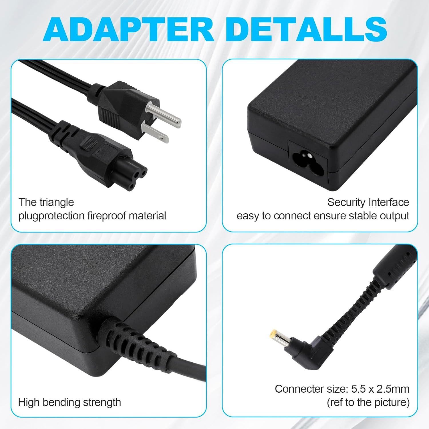 Cargador de Poder Contwey 110W 15.6V 7.05A para Panasonic Toughbook