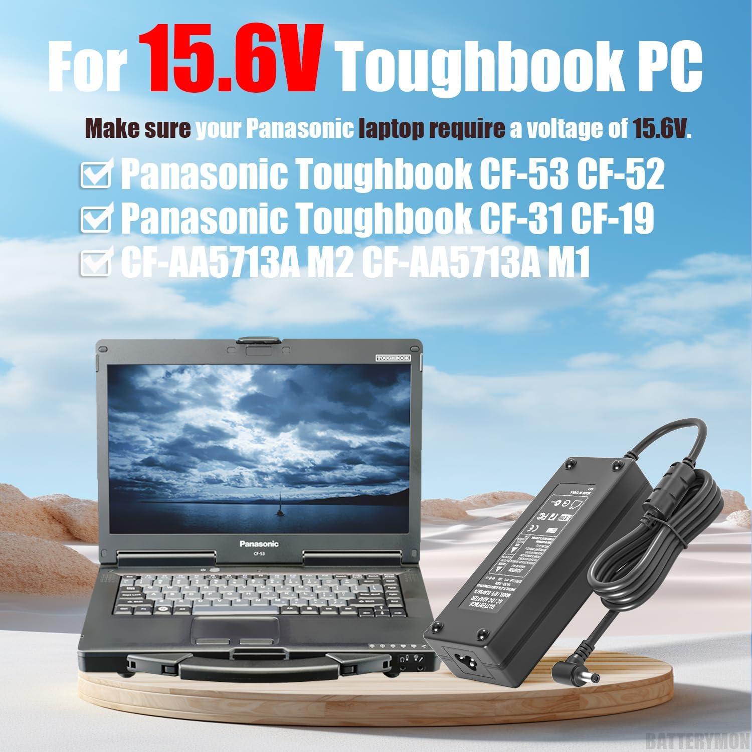 Adaptador de CA 15.6V 110W Panasonic Toughbook CF-19 CF-31